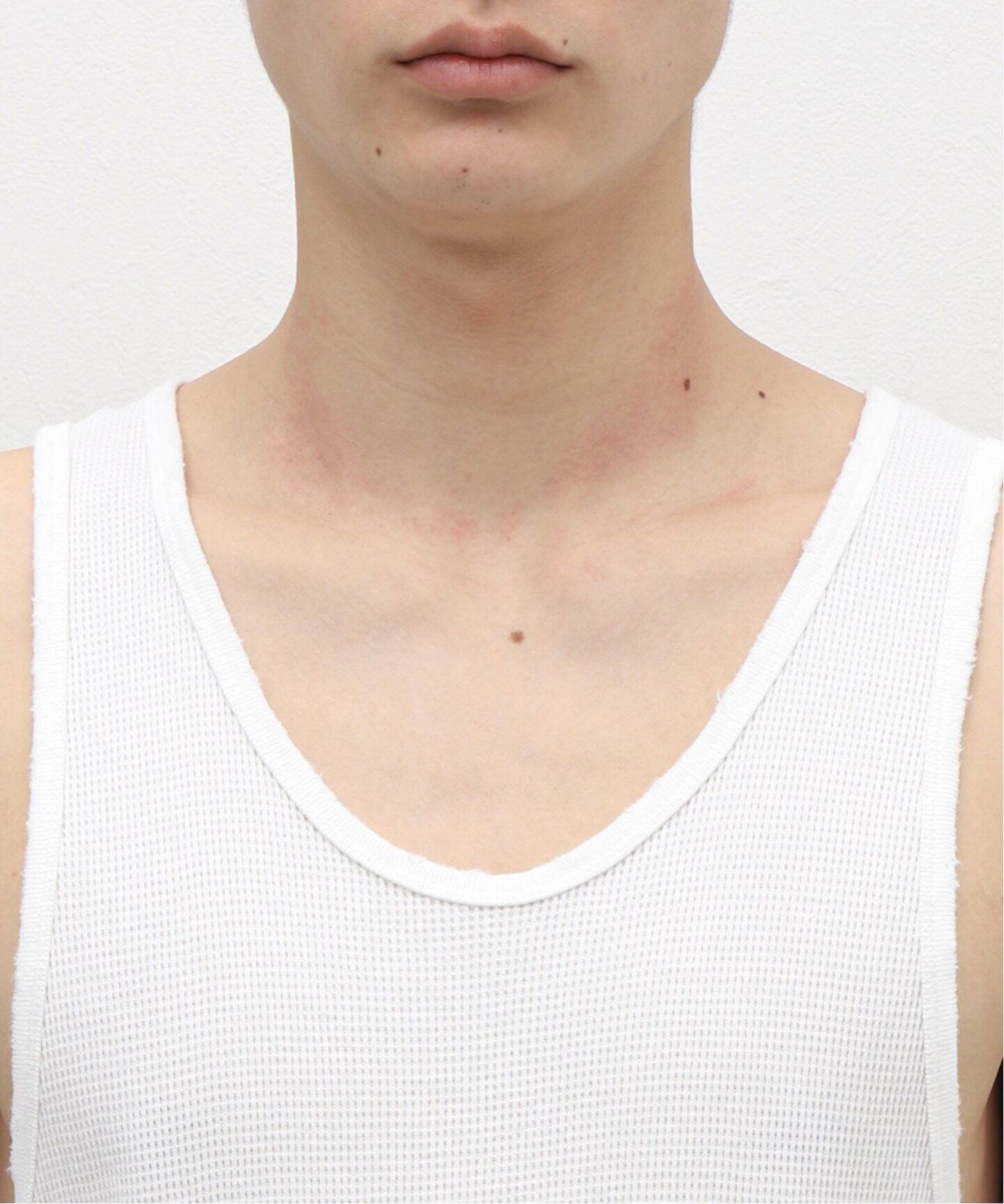 ANCELLM / アンセルム】DAMAGE WAFFLE TANKTOP（タンクトップ）｜WISM 