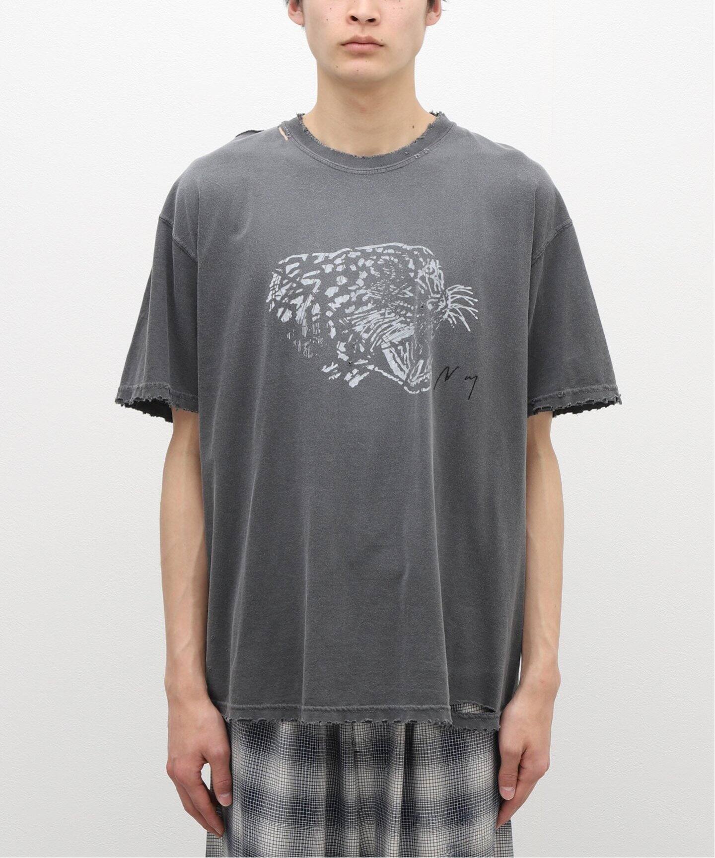ANCELLM / アンセルム】AGING LEO T-SHIRT（Tシャツ／カットソー 