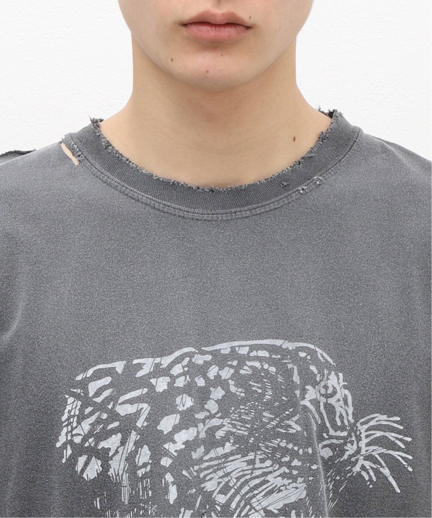 ANCELLM / アンセルム】AGING LEO T-SHIRT（Tシャツ／カットソー 