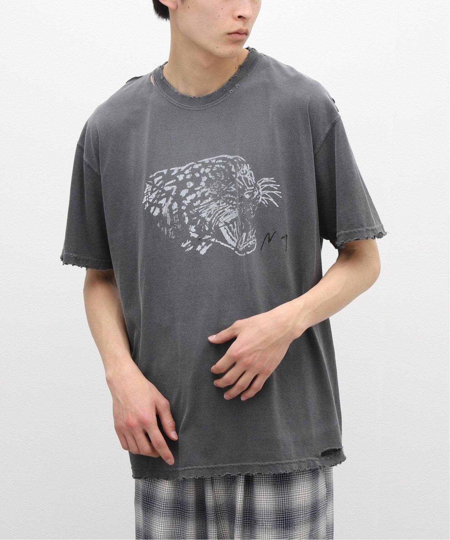 ANCELLM / アンセルム】AGING LEO T-SHIRT（Tシャツ／カットソー 