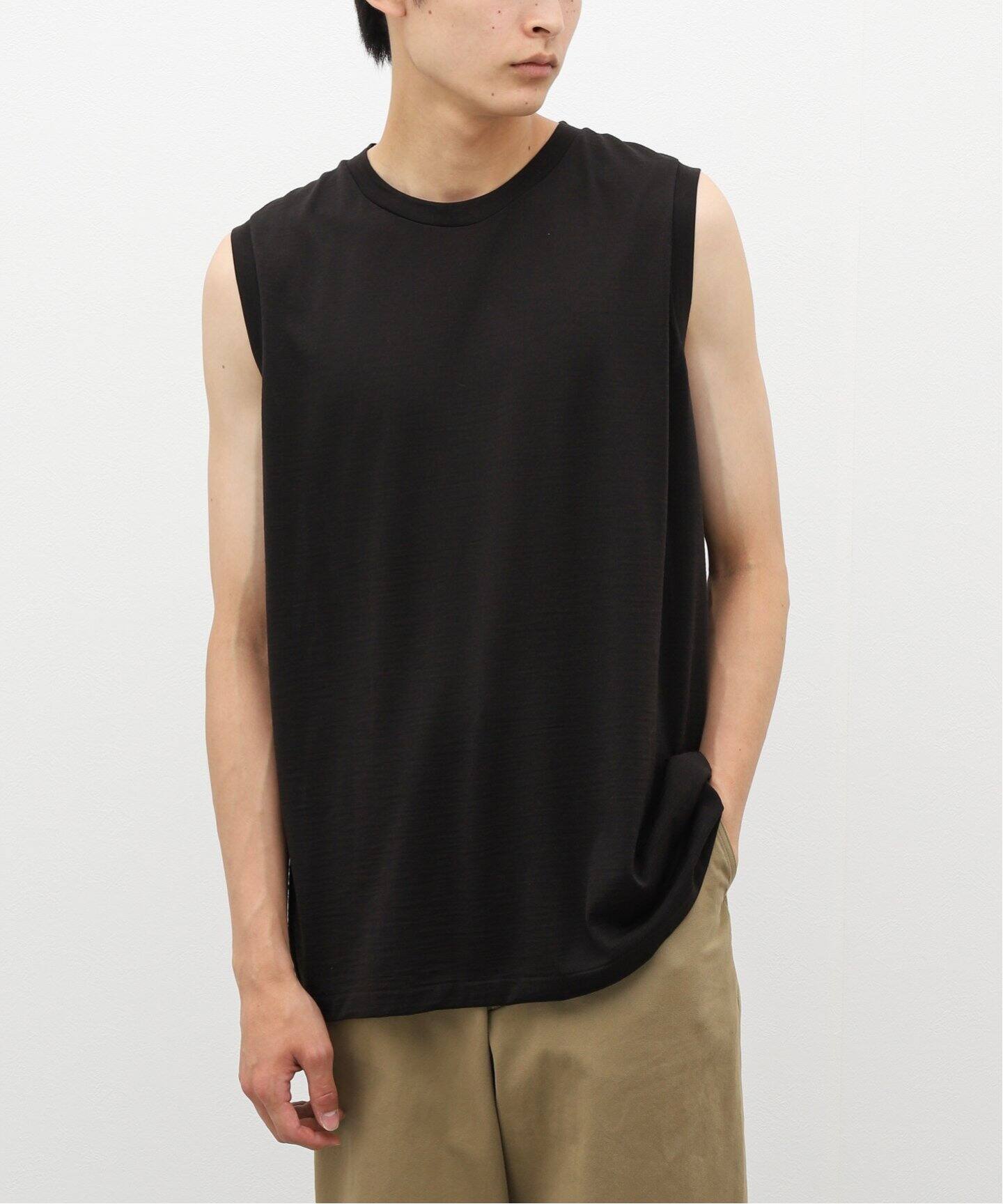 23SS COMOLI サマーウール天竺 ノースリーブ
