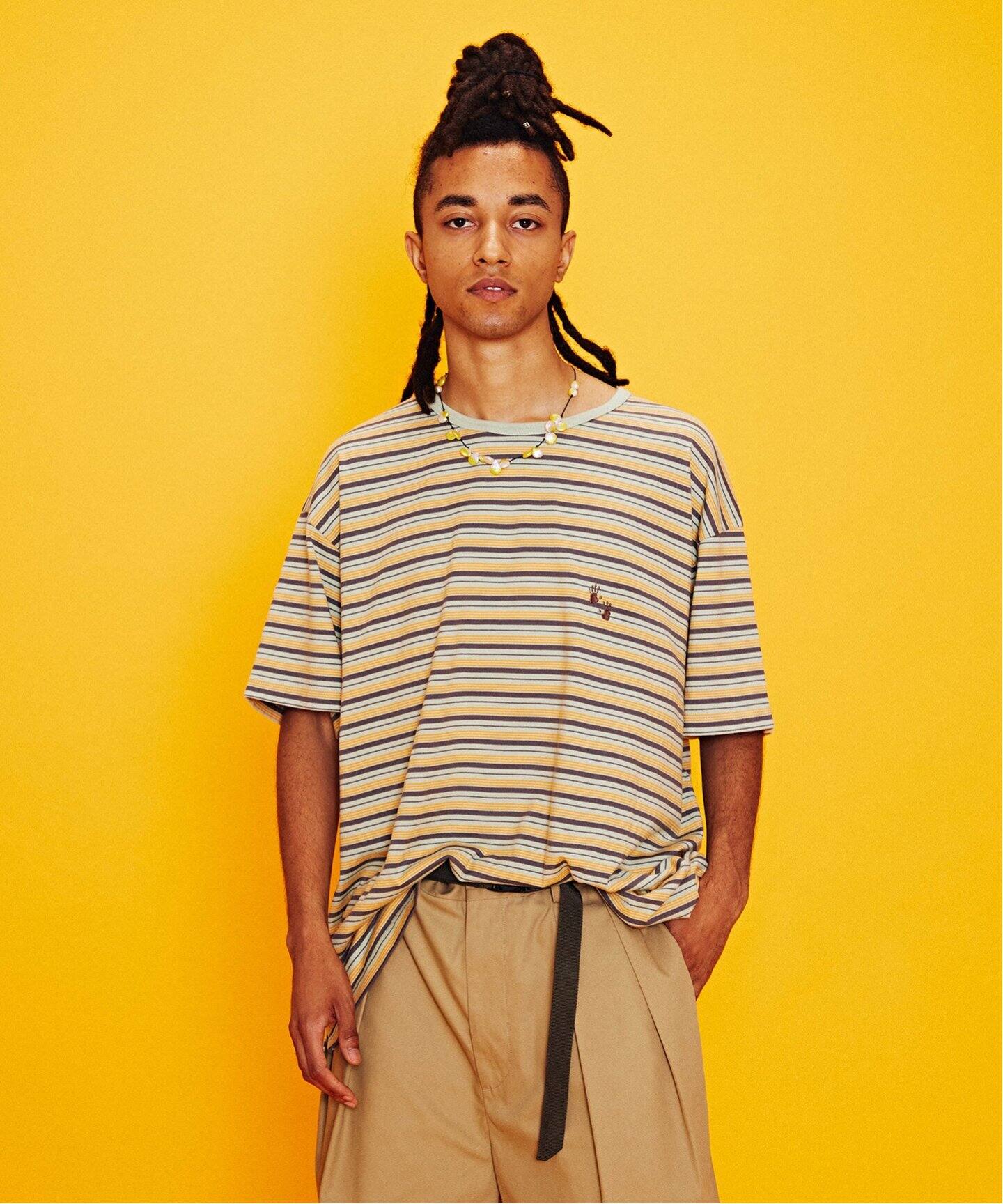 ANCELLM / アンセルム WISM 別注 BORDER T-SH（Tシャツ／カットソー