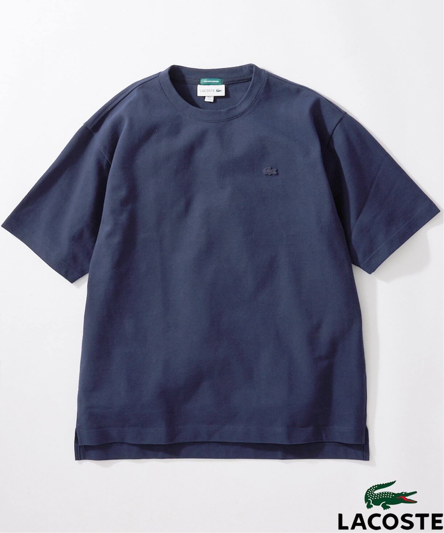 LACOSTE×JS / ラコステ】別注 ヘビーピケクルーネックTシャツ（Tシャツ 