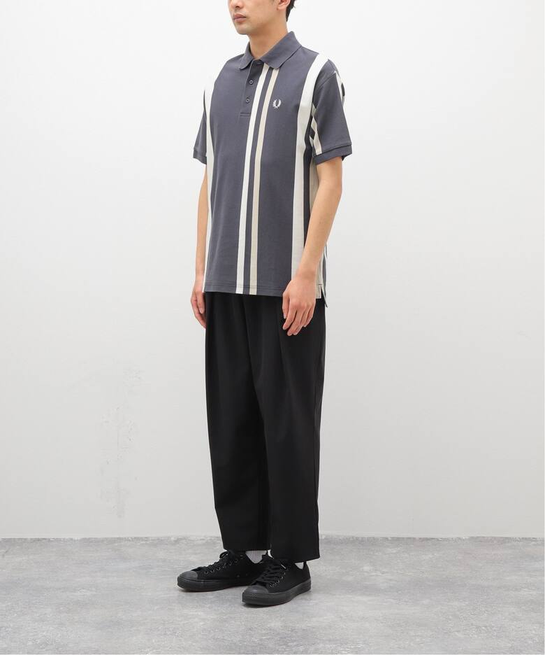 FRED PERRY for JOURNAL STANDARD】別注 ストライプ ピケポロシャツ 