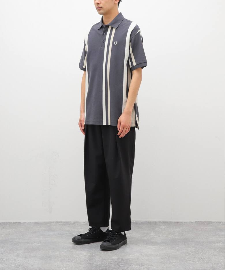 FRED PERRY for JOURNAL STANDARD】別注 ストライプ ピケポロシャツ 