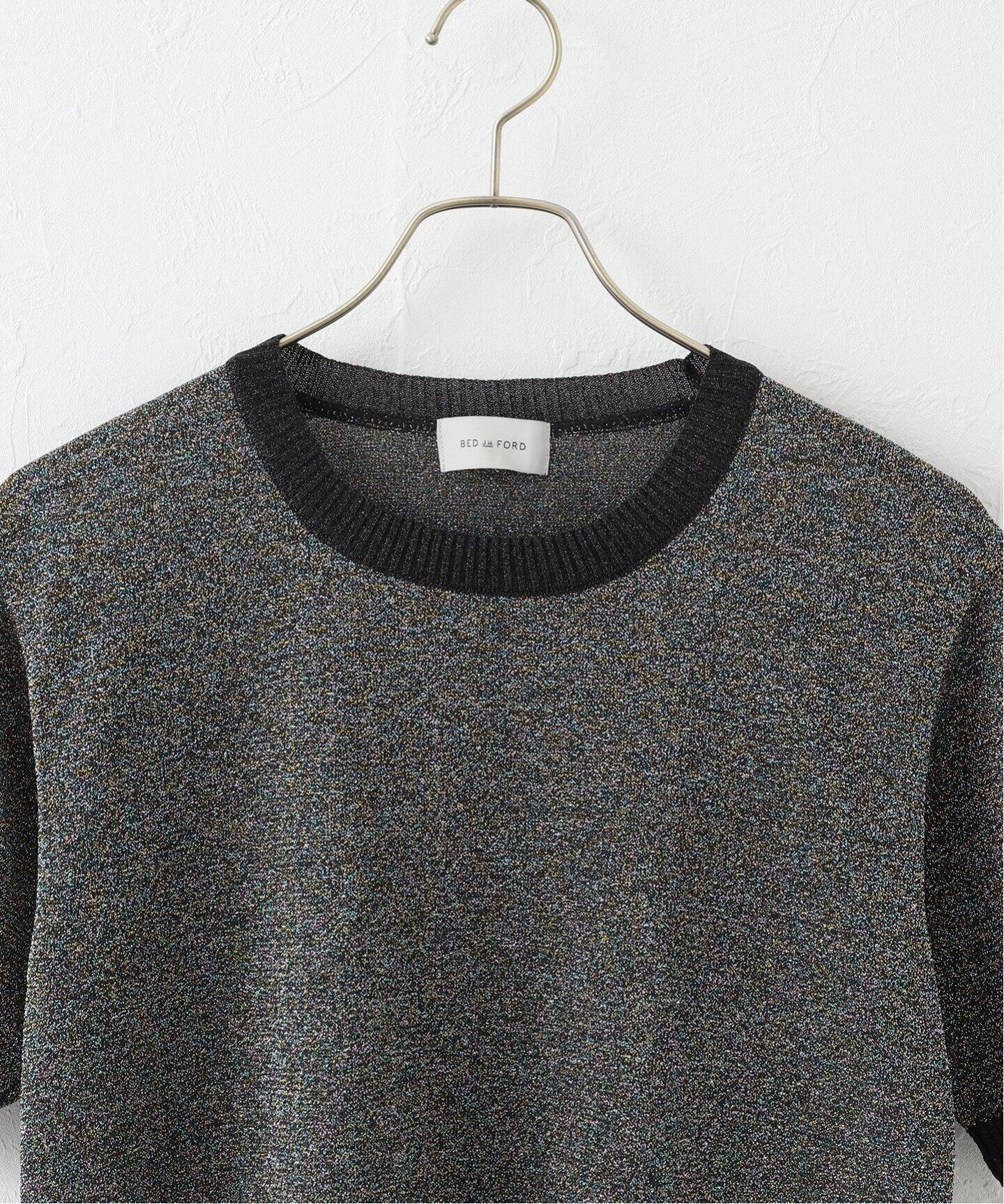 BED J.W. FORD / ベッドフォード】 Trim Knitting T-shirts（Tシャツ  