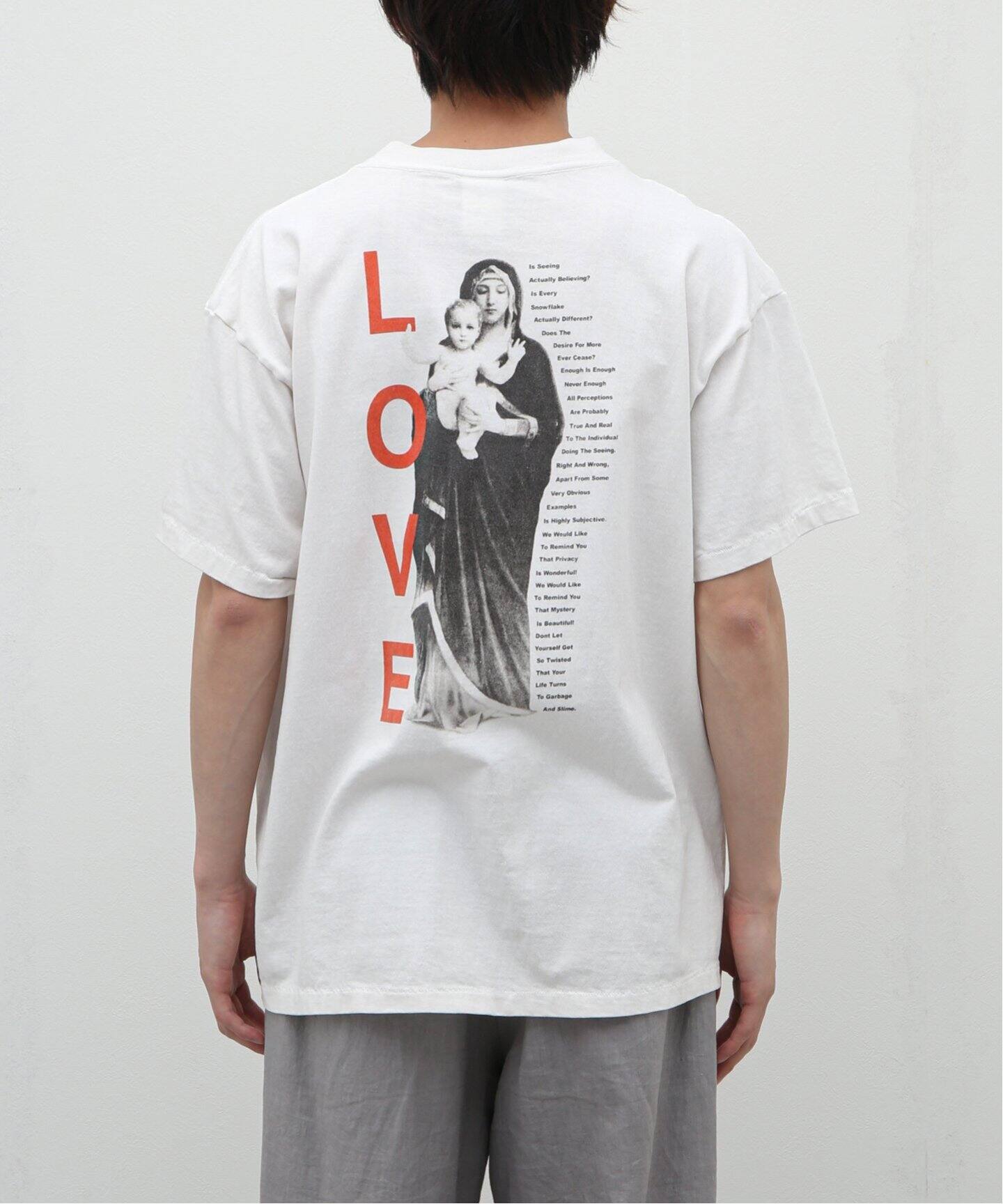 SAINT Mxxxxxx】 SS TEE/LIFE MARIA（Tシャツ／カットソー）｜UNFOLLOW 