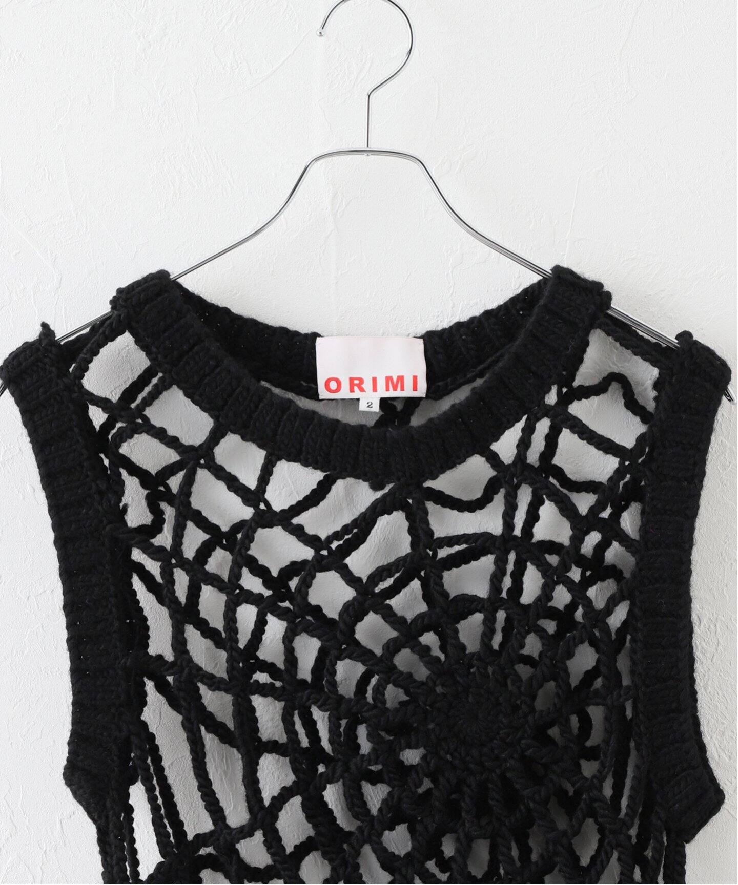 ORIMI/オリミ】 SPIDER HAND KNITTED TOP（Tシャツ／カットソー  