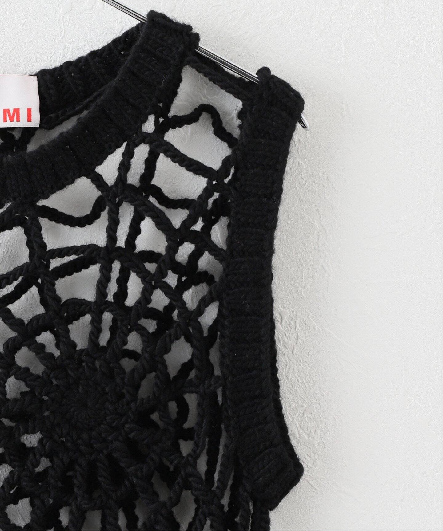 ORIMI/オリミ】 SPIDER HAND KNITTED TOP（Tシャツ／カットソー  