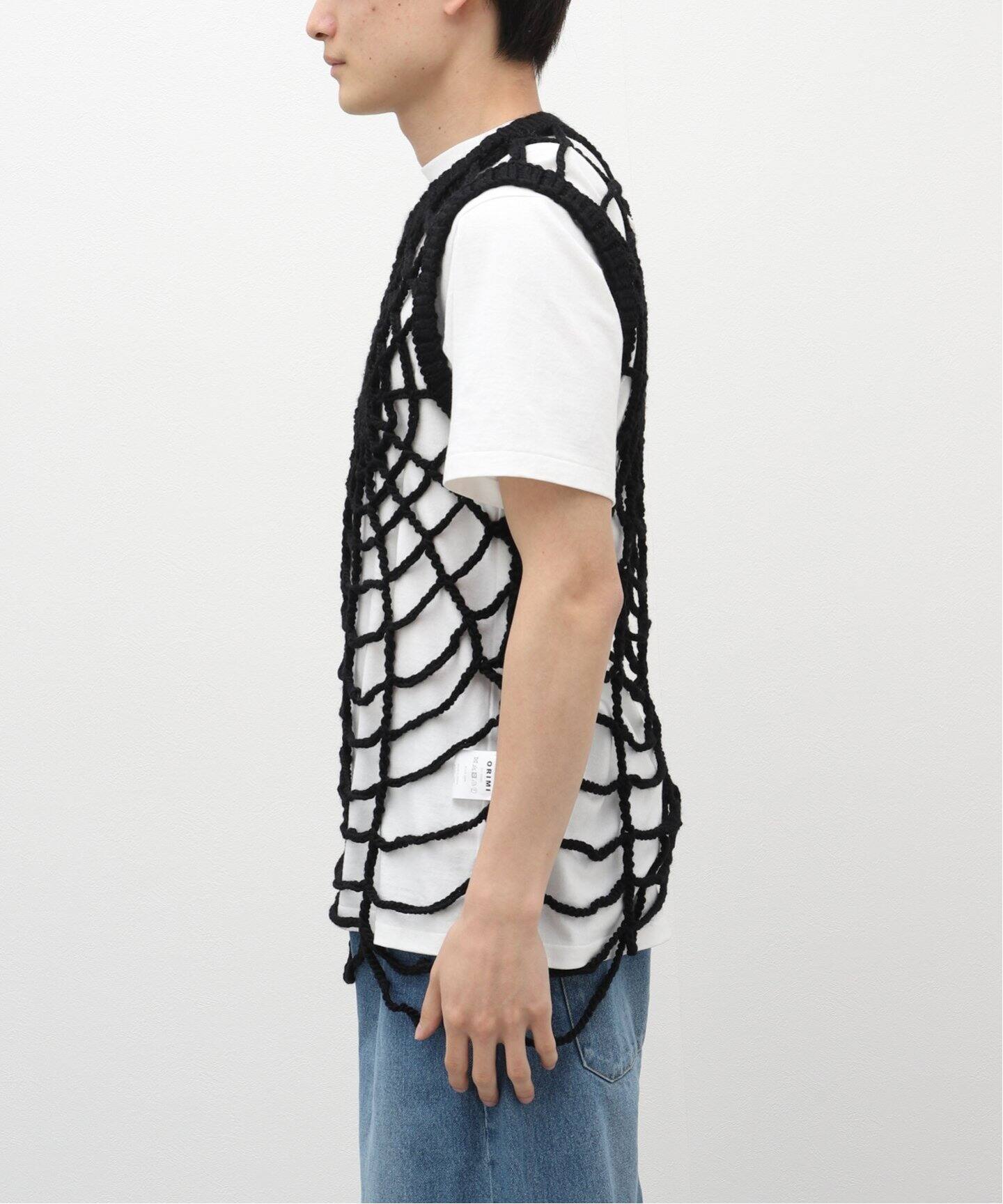 ORIMI/オリミ】 SPIDER HAND KNITTED TOP（Tシャツ／カットソー  