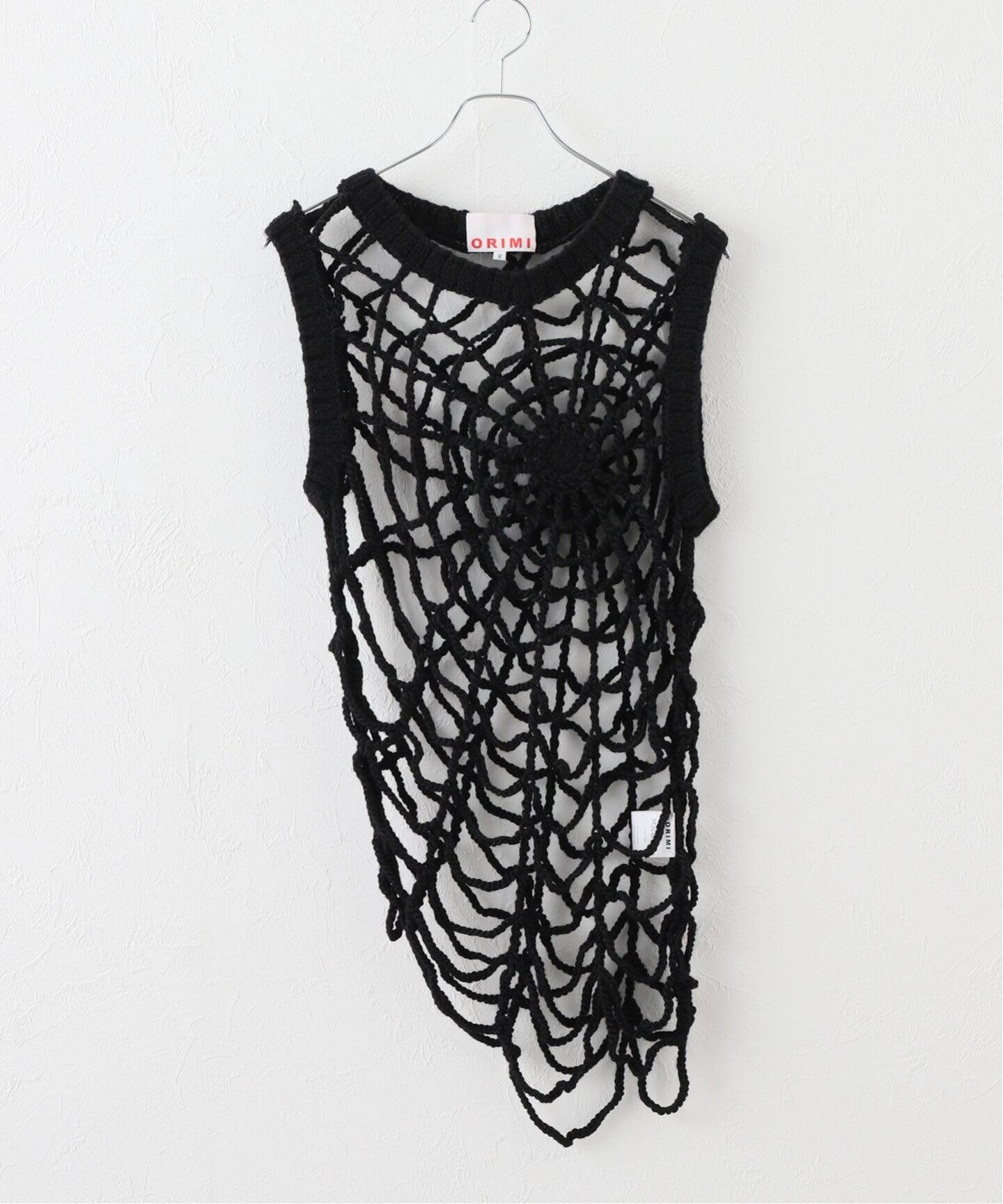 ORIMI/オリミ】 SPIDER HAND KNITTED TOP（Tシャツ／カットソー  