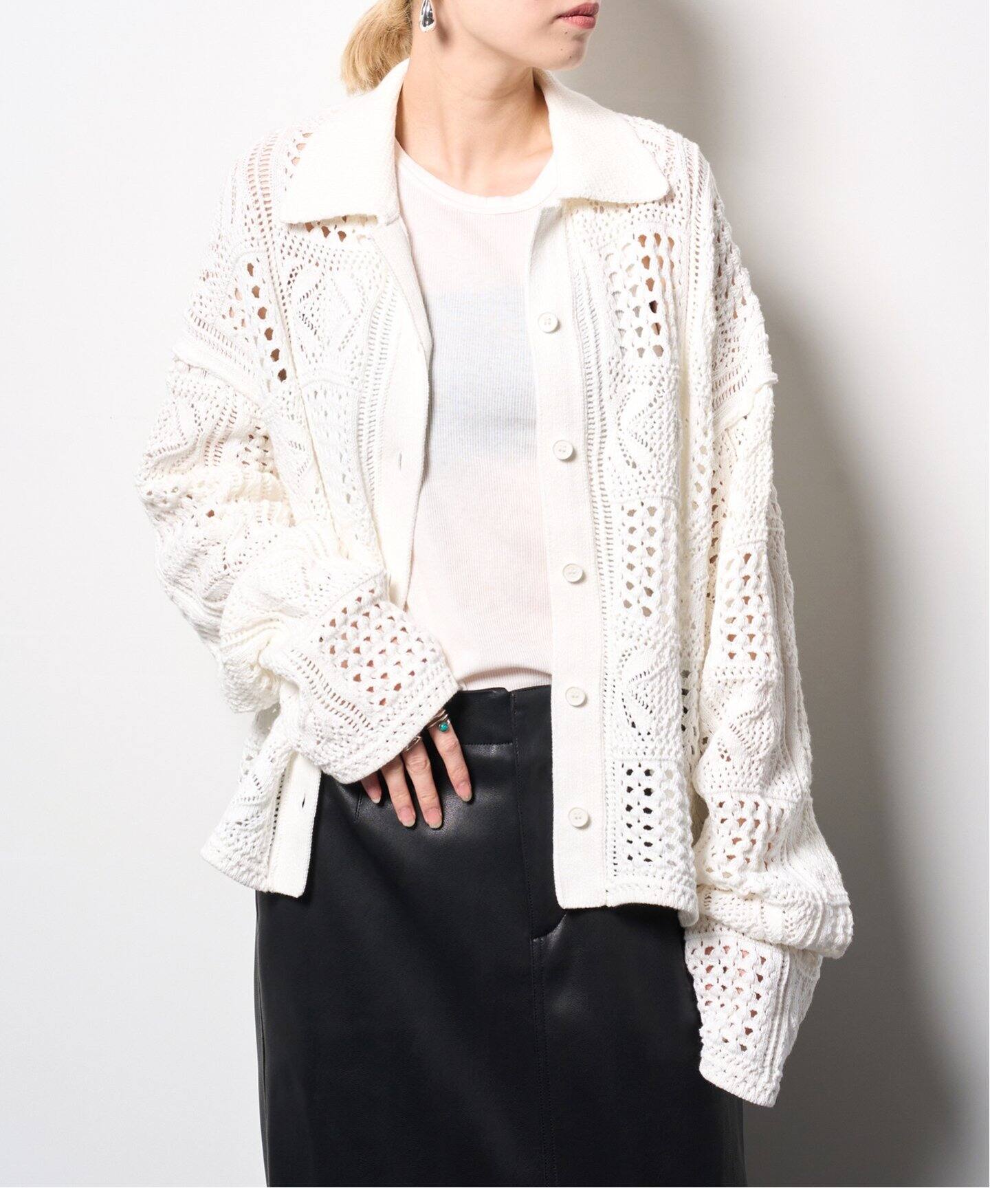 CROCHET STYLE SHIRTS：ニット（ニット／セーター）｜CITYSHOP（シティ  