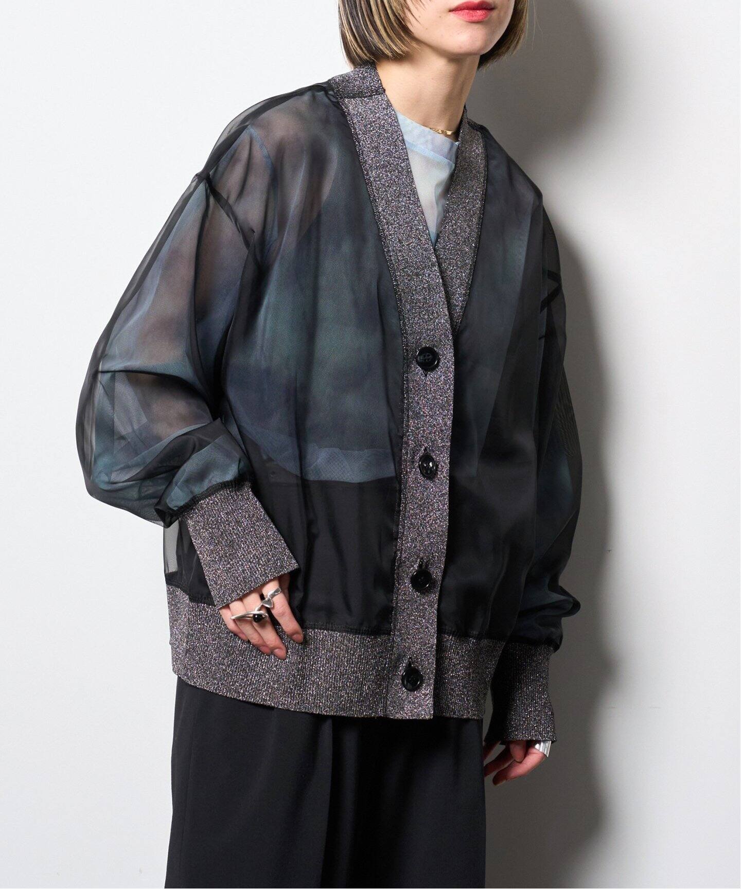 RIB DOCKING カーディガン（カーディガン）｜CITYSHOP（シティショップ  