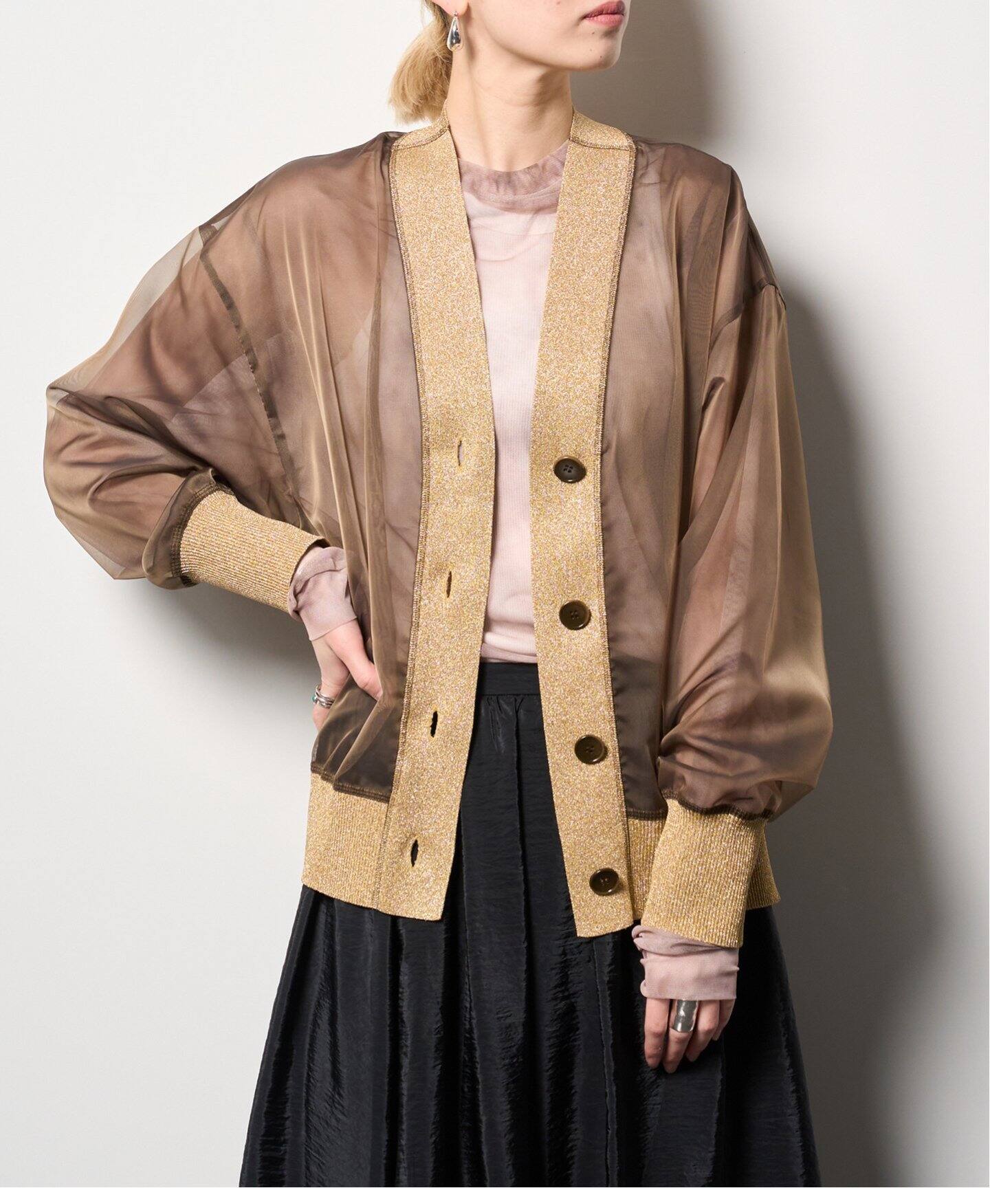 RIB DOCKING カーディガン（カーディガン）｜CITYSHOP（シティショップ  