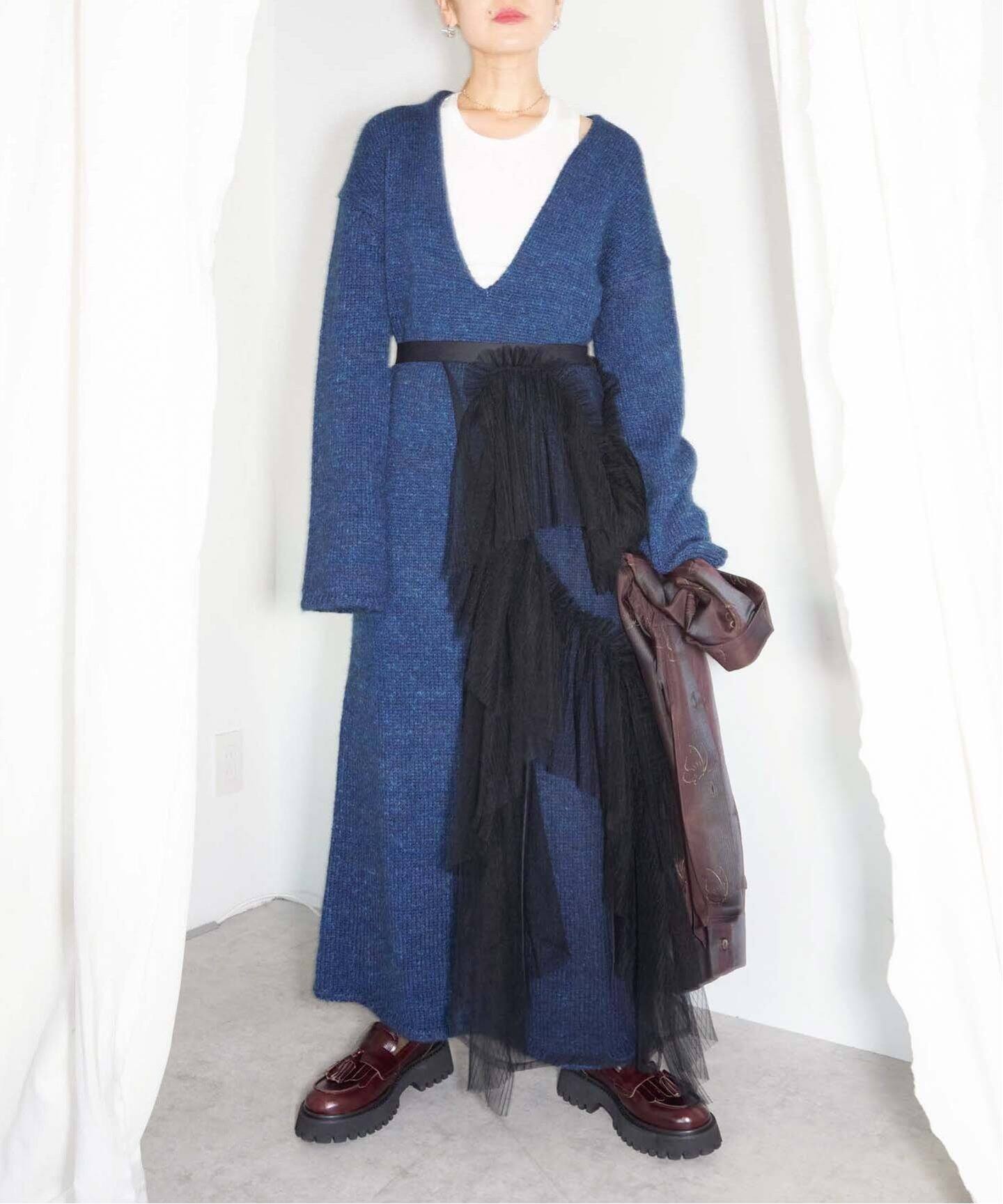 V NECK LONG ワンピース（ニットワンピース）｜CITYSHOP（シティ  