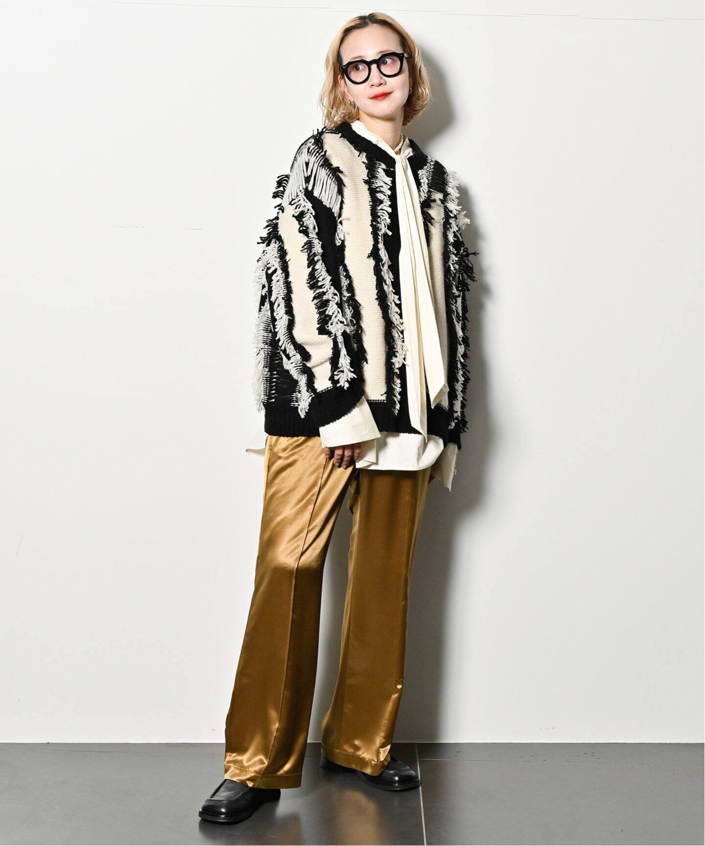 SAYAKADAVIS/サヤカデイヴィス】YIN YANG LOVE ニット（ニット  