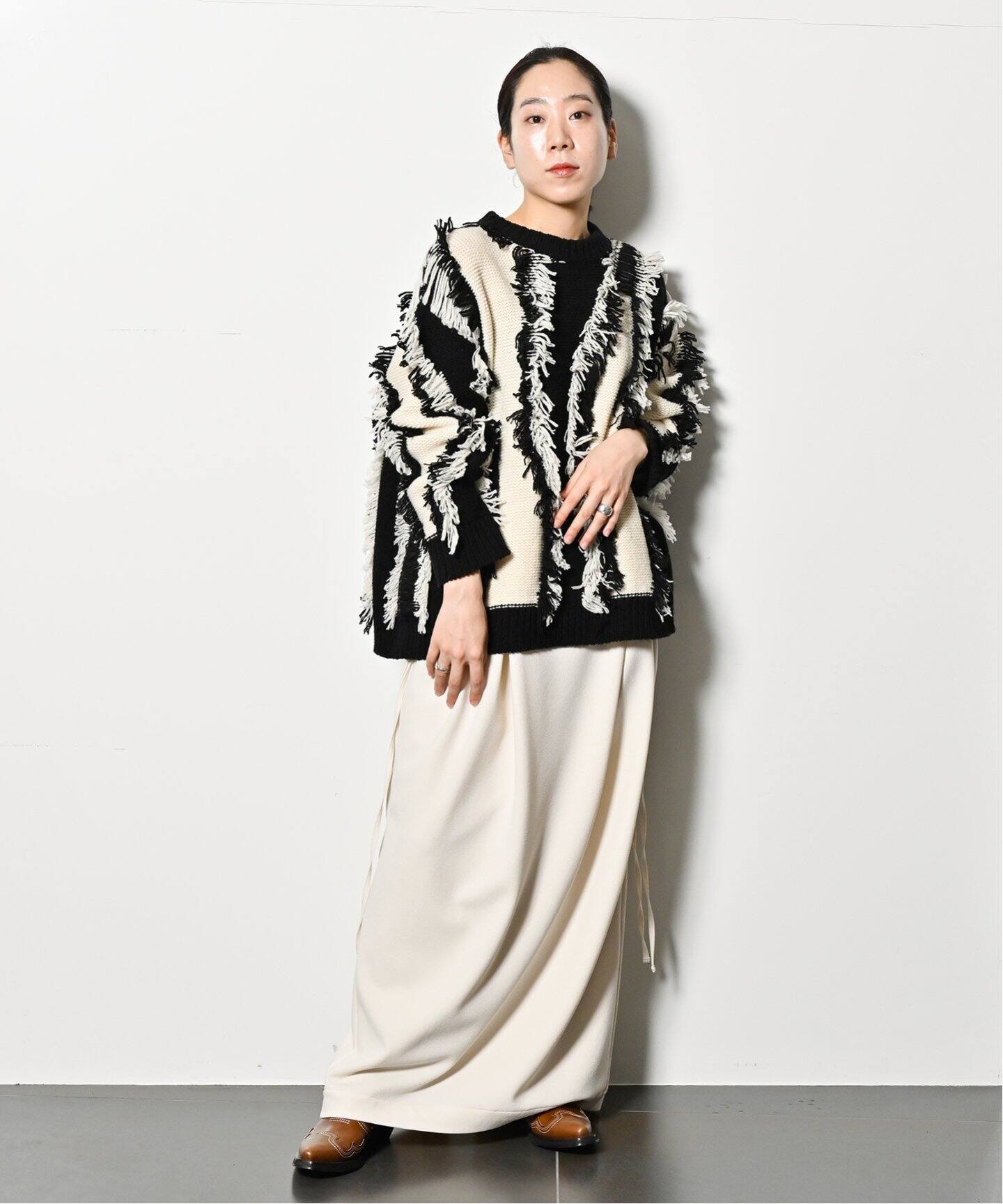 SAYAKADAVIS/サヤカデイヴィス】YIN YANG LOVE ニット（ニット  