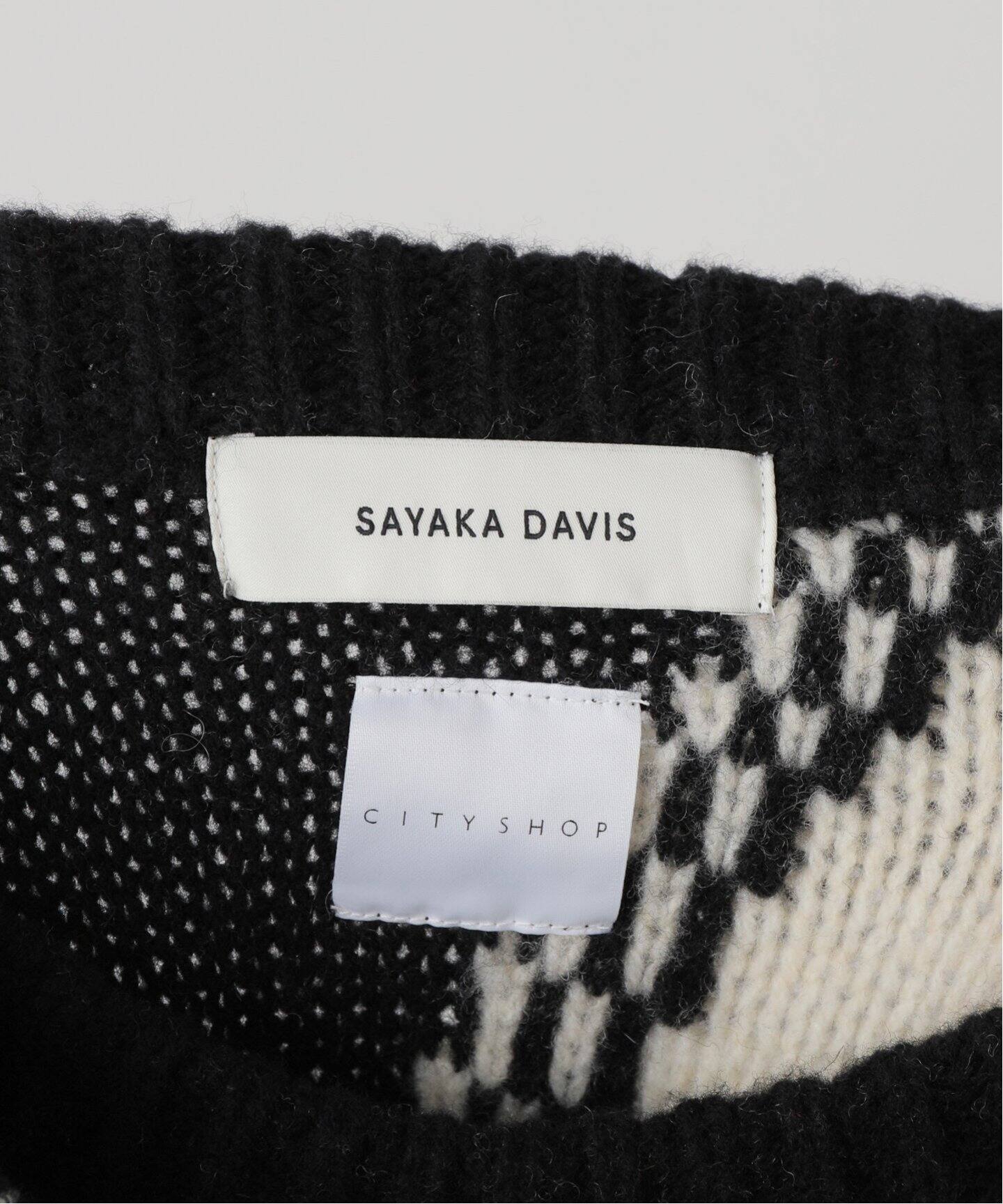 SAYAKADAVIS/サヤカデイヴィス】YIN YANG LOVE ニット（ニット  