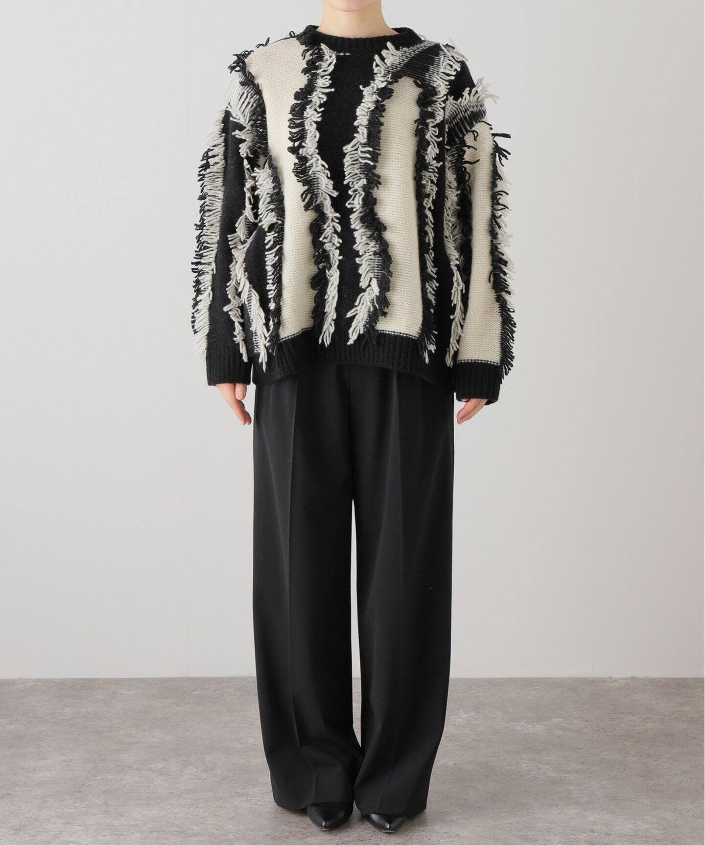 SAYAKADAVIS/サヤカデイヴィス】YIN YANG LOVE ニット（ニット  