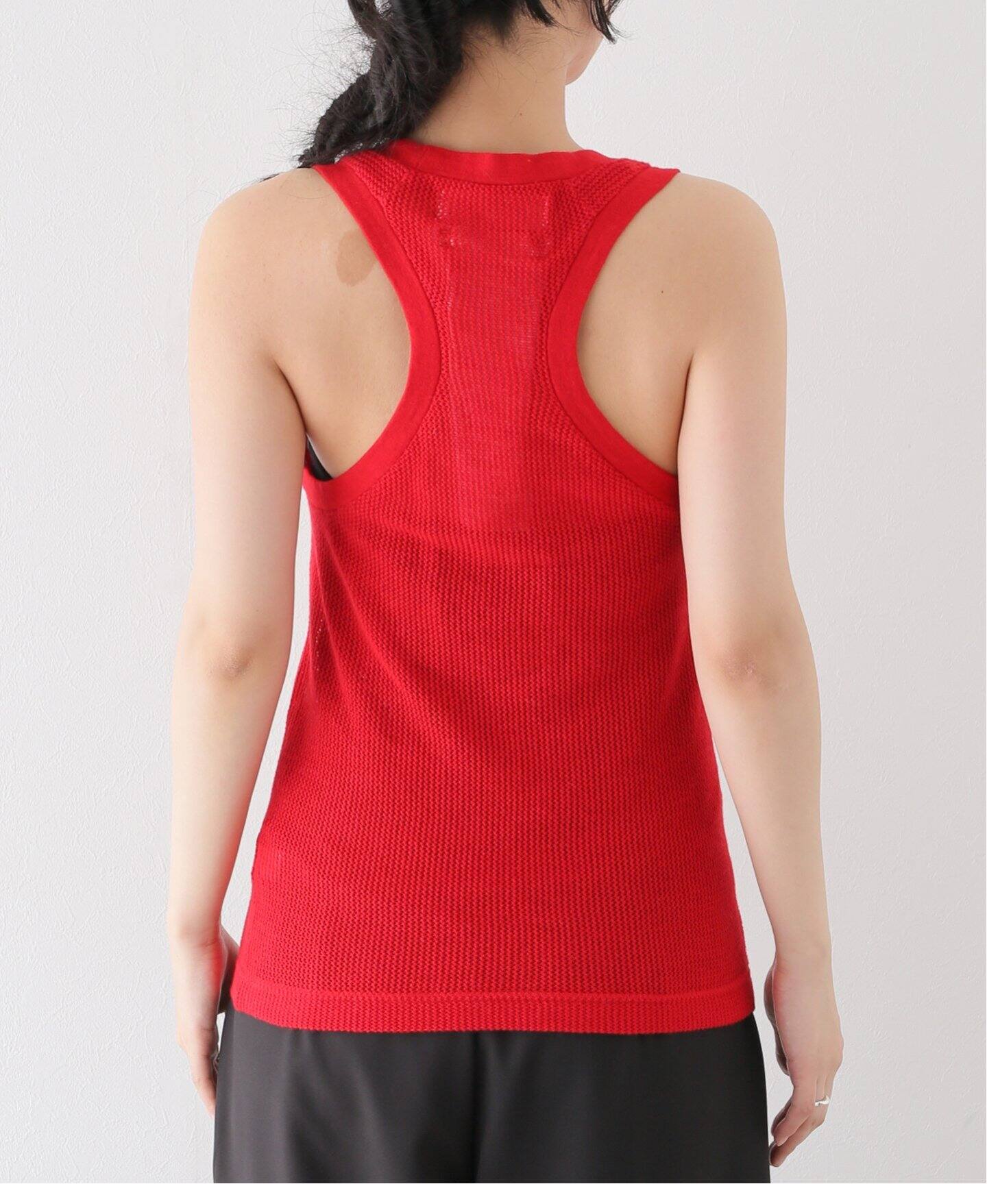 EXTREME CASHMERE/エクストリーム カシミア】vest mesh：ニットベスト 