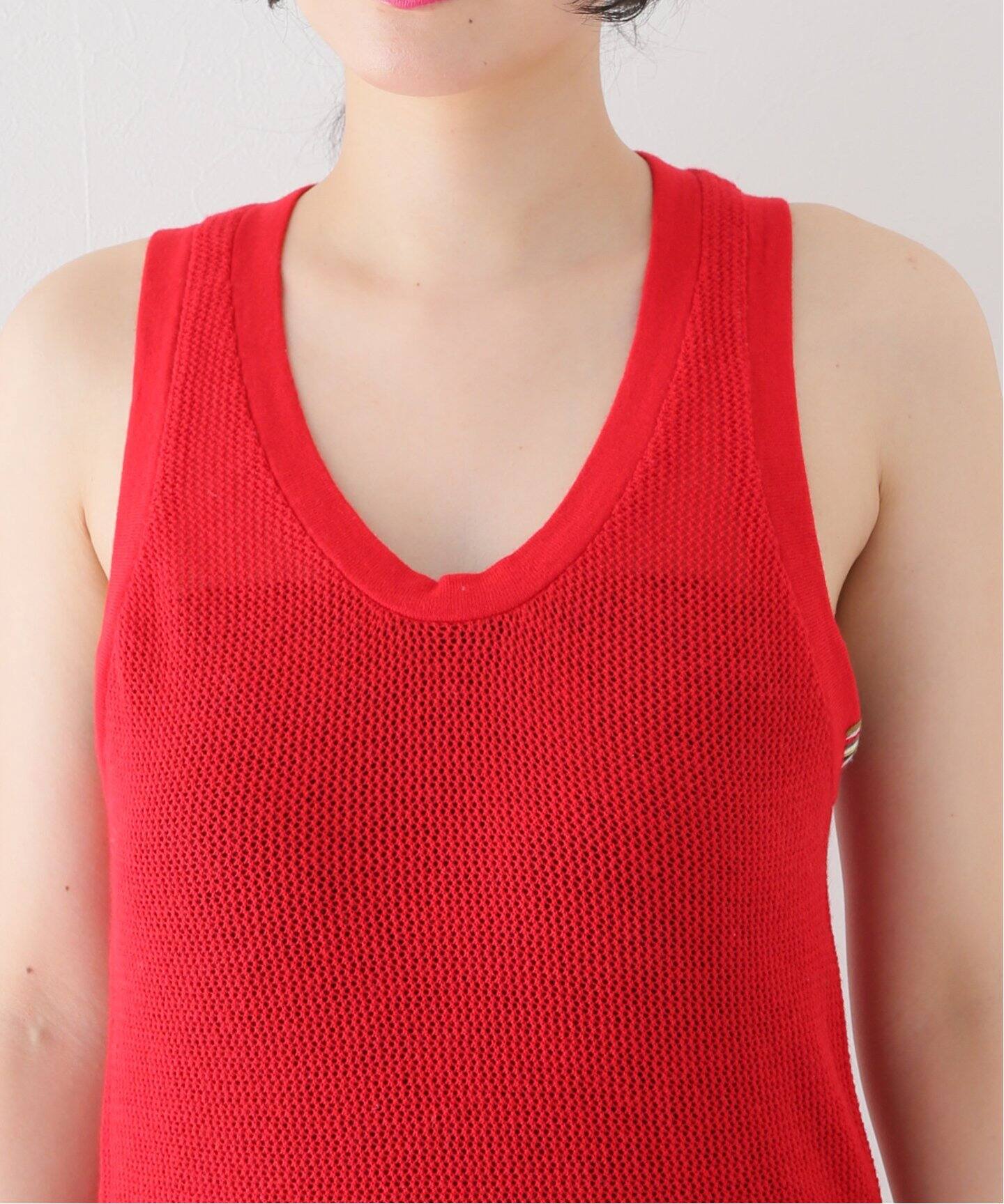 EXTREME CASHMERE/エクストリーム カシミア】vest mesh：ニットベスト 