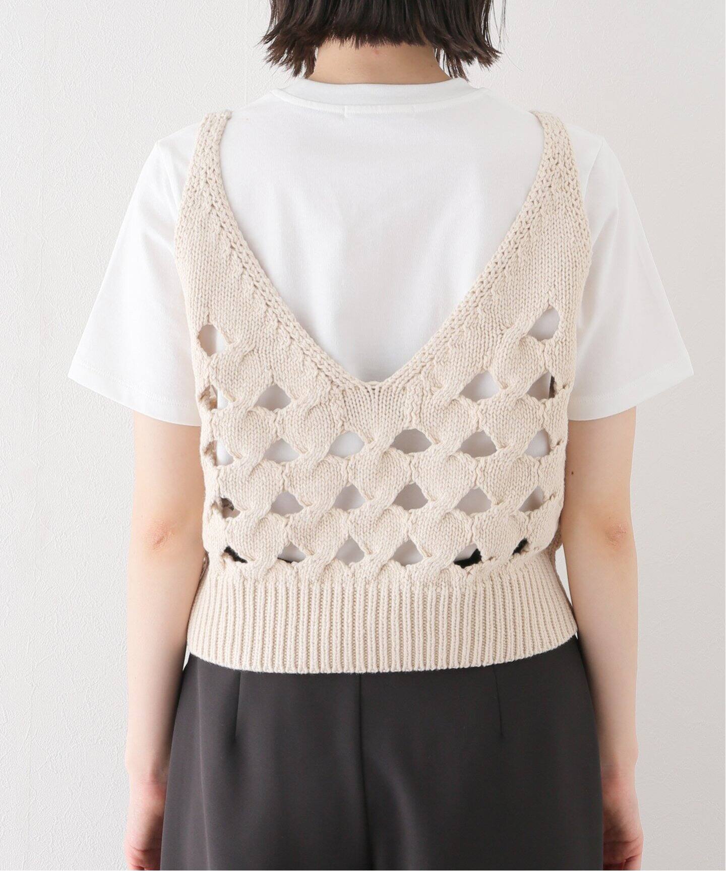 HOLZWEILER/ホルツウェイラー】FRI KNIT TOP：ニットベスト（ニット 