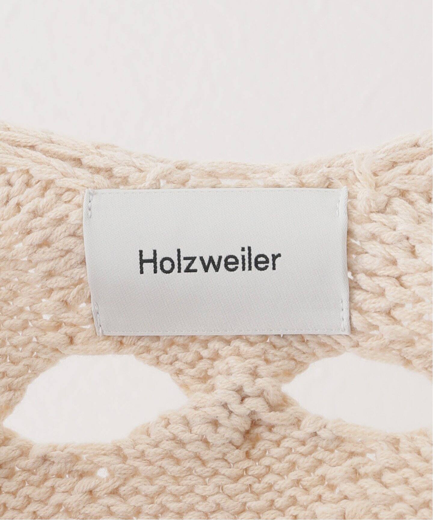 HOLZWEILER/ホルツウェイラー】FRI KNIT TOP：ニットベスト（ニット 