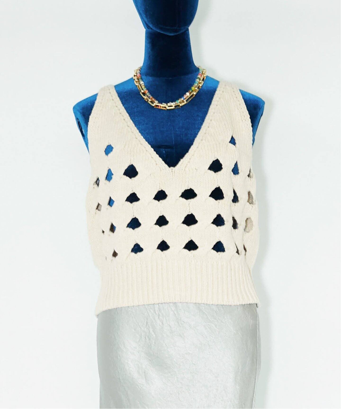 HOLZWEILER/ホルツウェイラー】FRI KNIT TOP：ニットベスト（ニット 