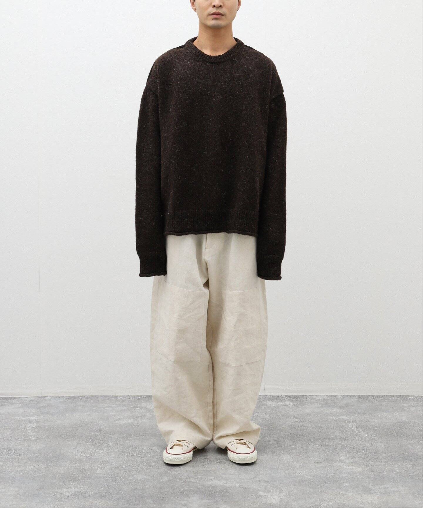 WRIGHT＆DOYLE / ライト＆ドイル】WELSH BLACK JUMPER（ニット 