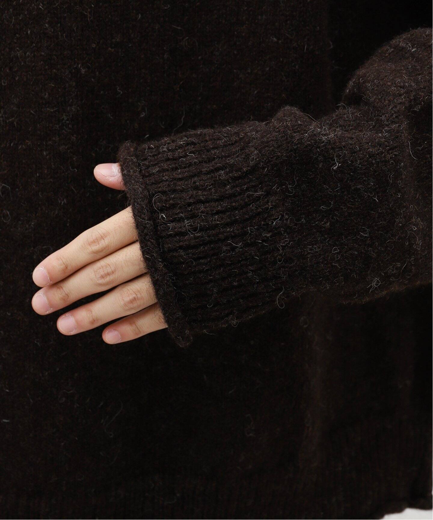 WRIGHT＆DOYLE / ライト＆ドイル】WELSH BLACK JUMPER（ニット 
