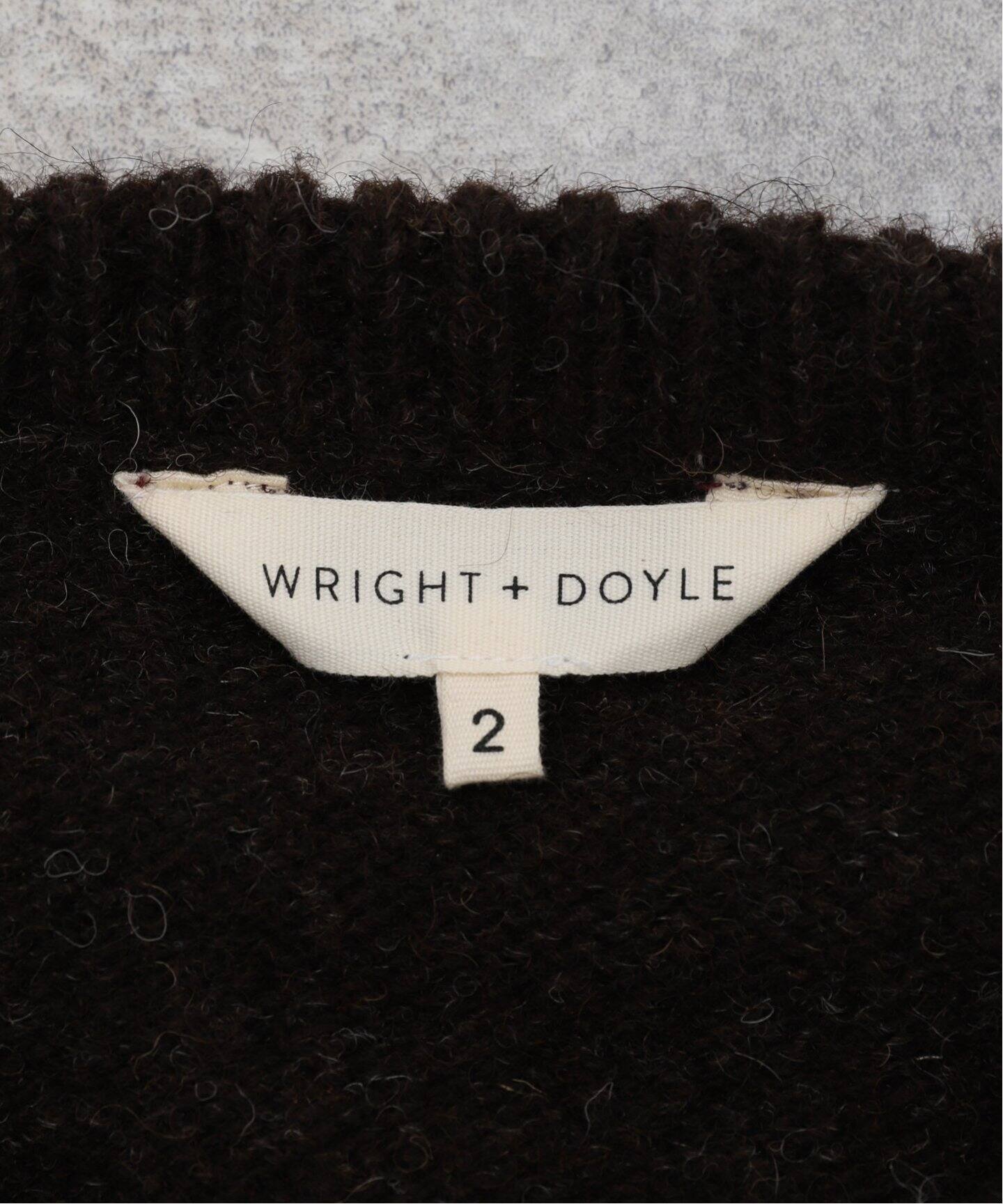WRIGHT＆DOYLE / ライト＆ドイル】WELSH BLACK JUMPER（ニット 