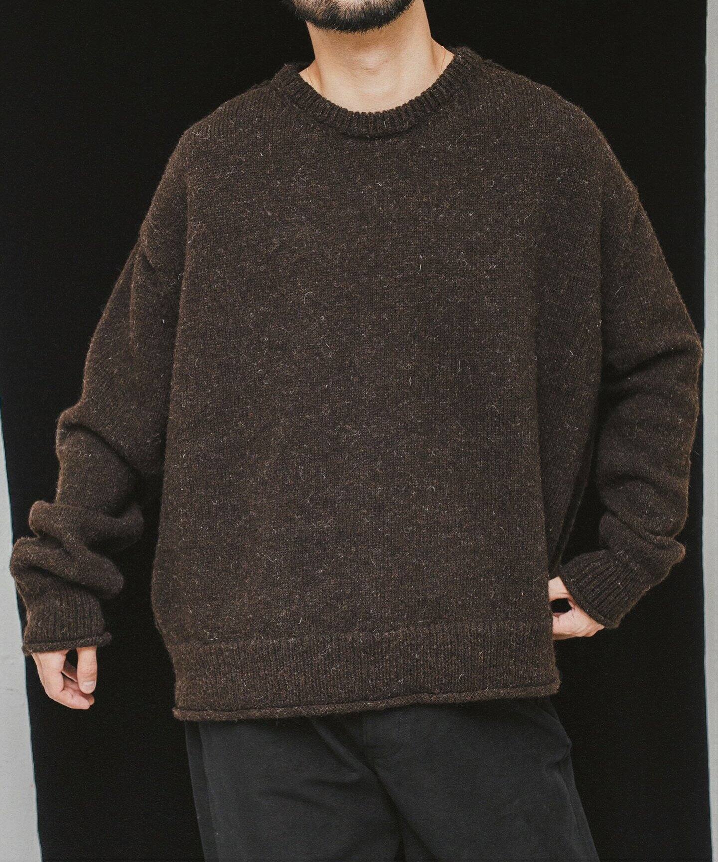 WRIGHT＆DOYLE / ライト＆ドイル】WELSH BLACK JUMPER（ニット 