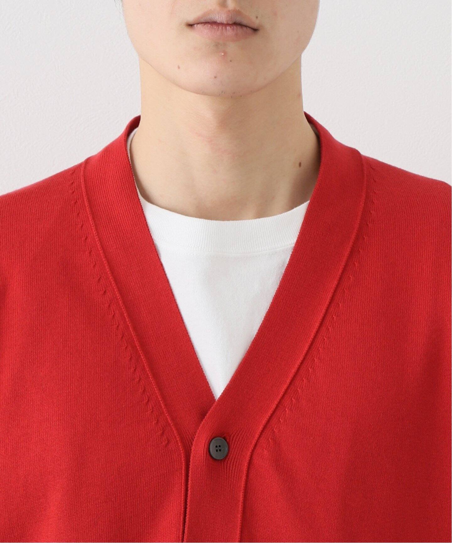 A.PRESSE/アプレッセ】Cotton Knit Cardigan（ニット／セーター）｜L 