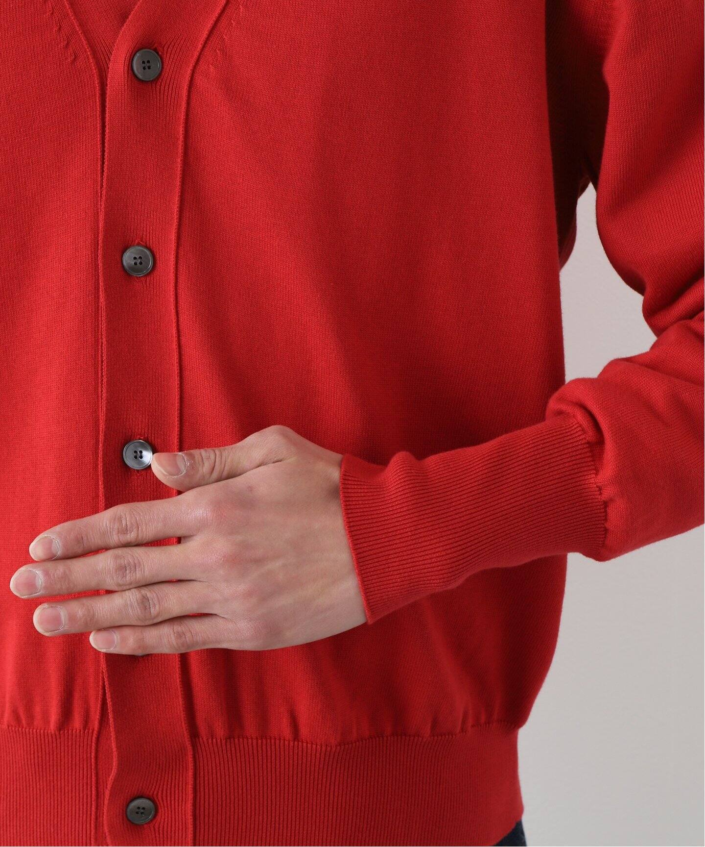 A.PRESSE/アプレッセ】Cotton Knit Cardigan（ニット／セーター）｜L 