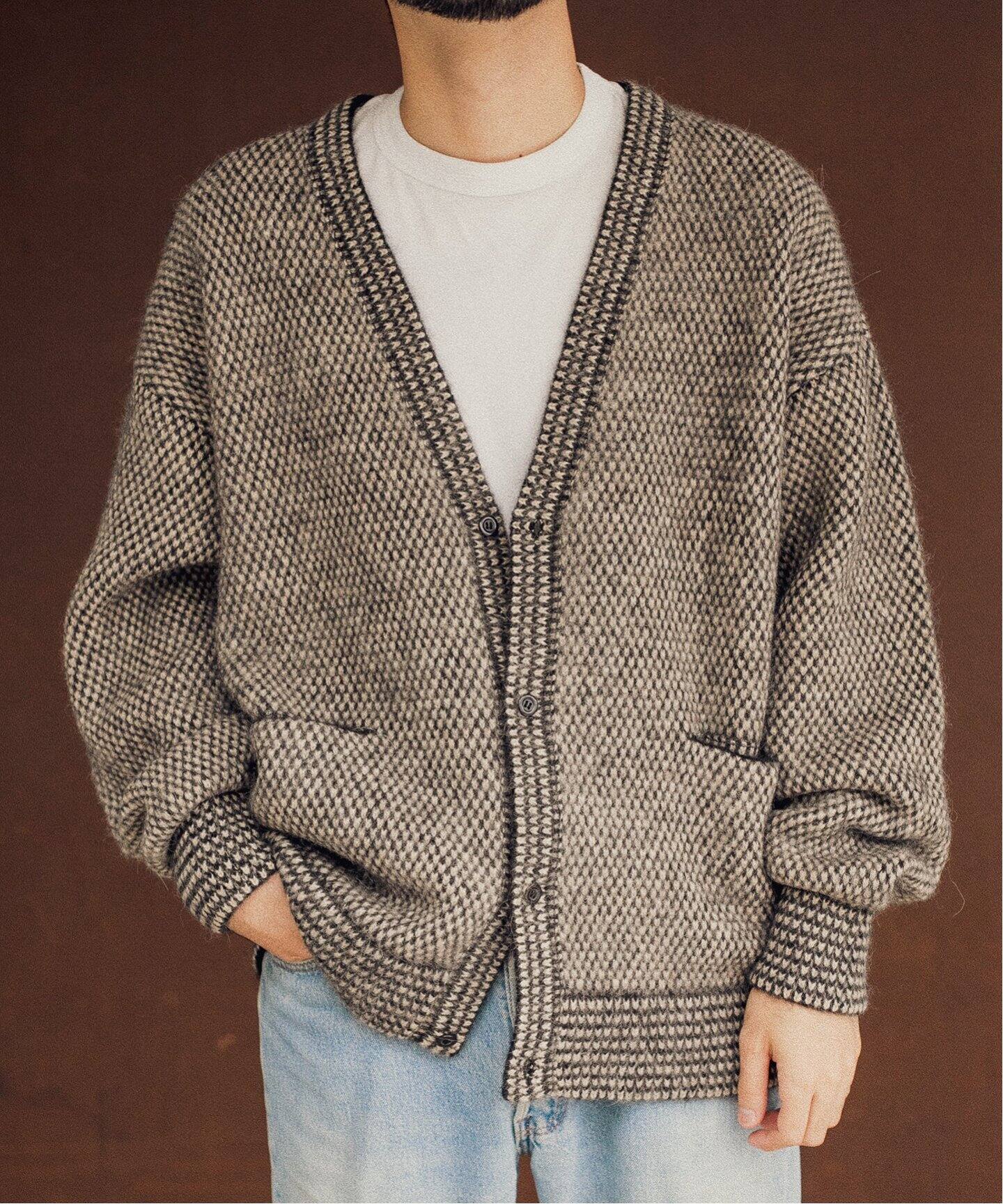 blurhms / ブラームス】 Alpaca Birds-eye Knit Cardigan（ニット  