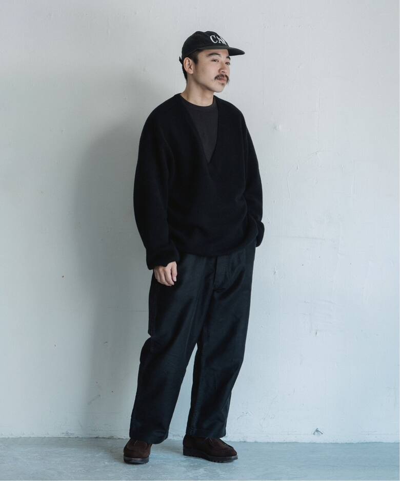 BATONER/バトナー】別注 V NECK KNIT（ニット／セーター）｜L