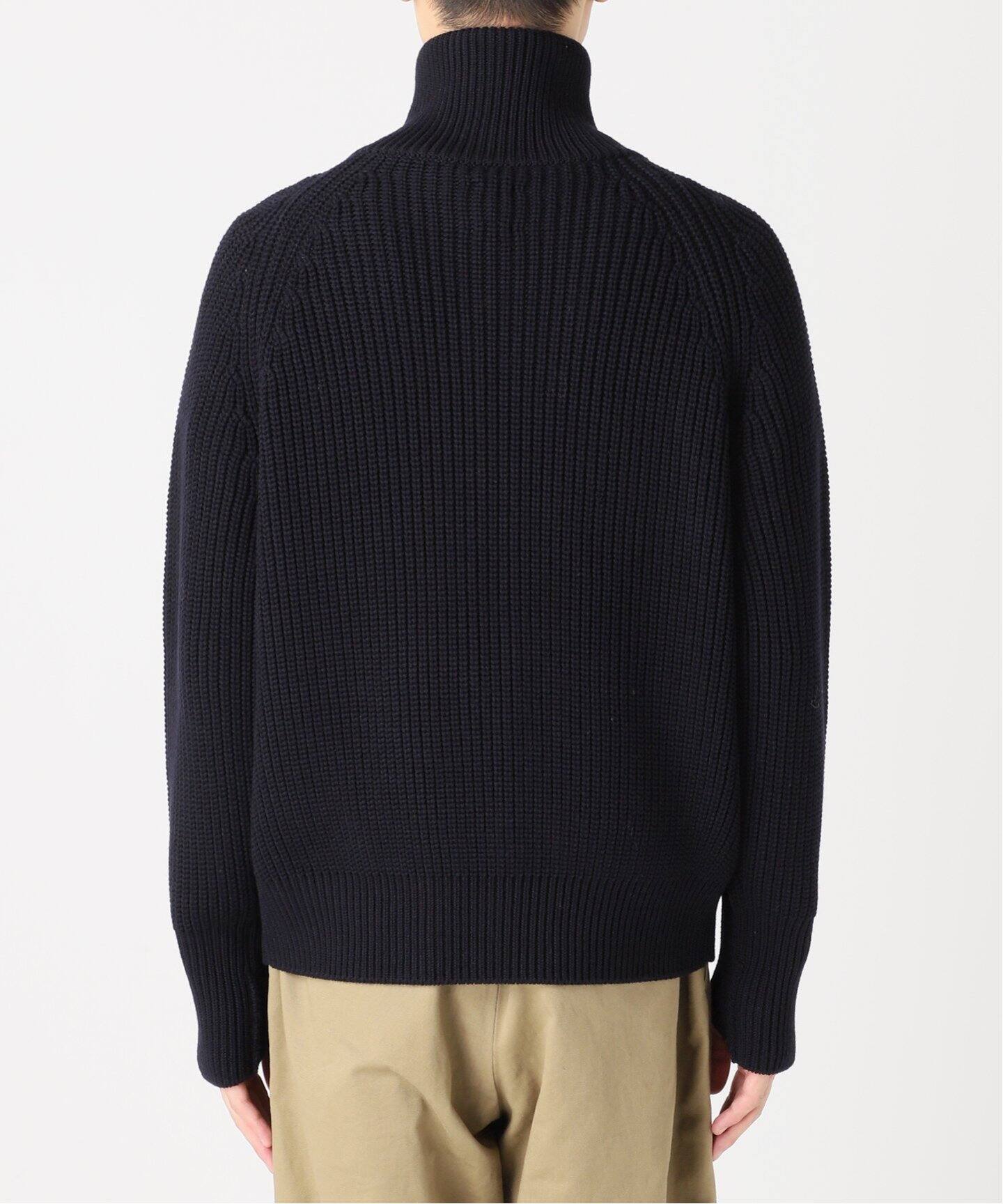 BATONER/バトナー】別注 Half Zip Ficsherman Knit（ニット／セーター 