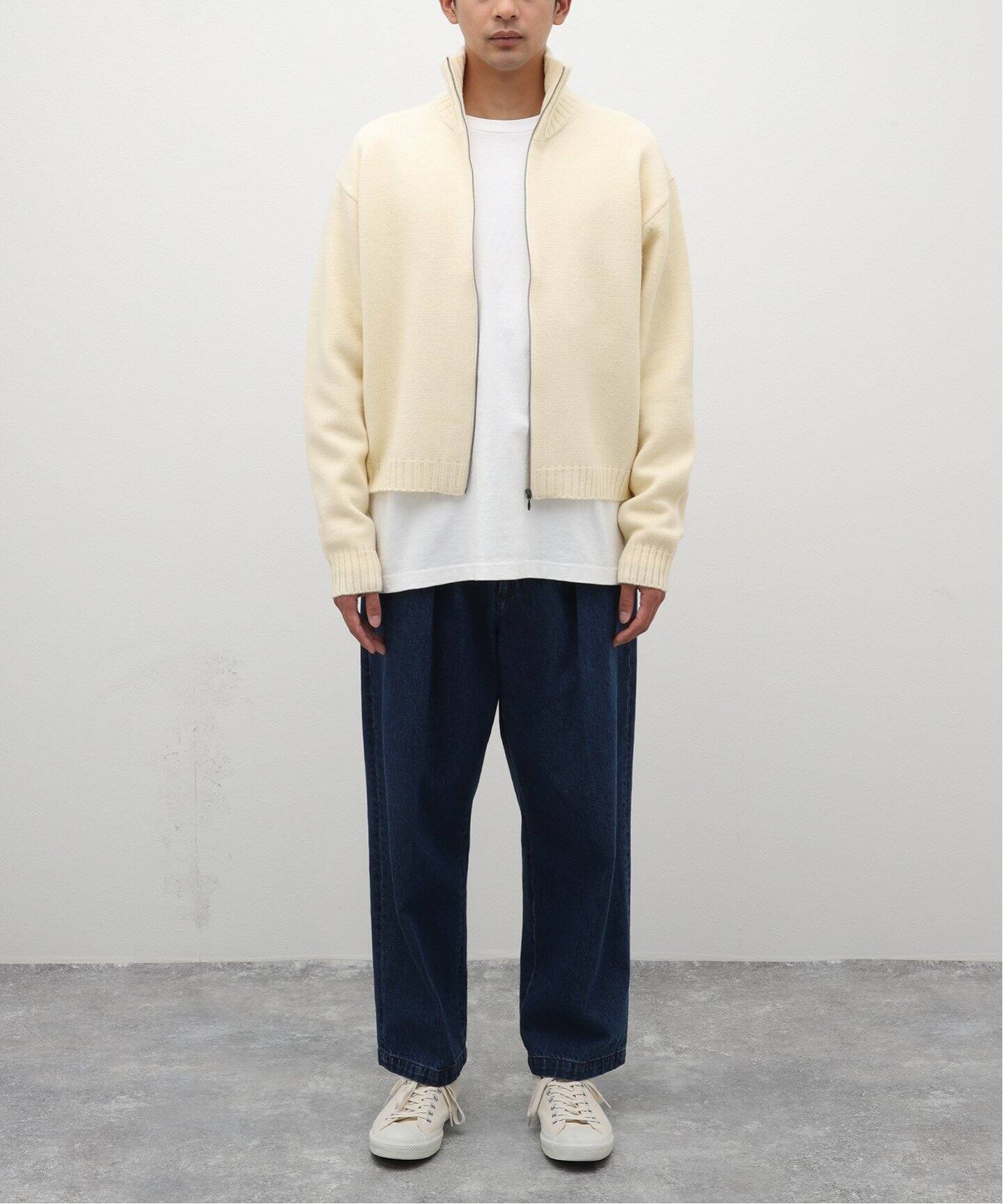 RE-PURPOSE / リパーパス】ZIP cardigan（ニット／セーター）｜L 