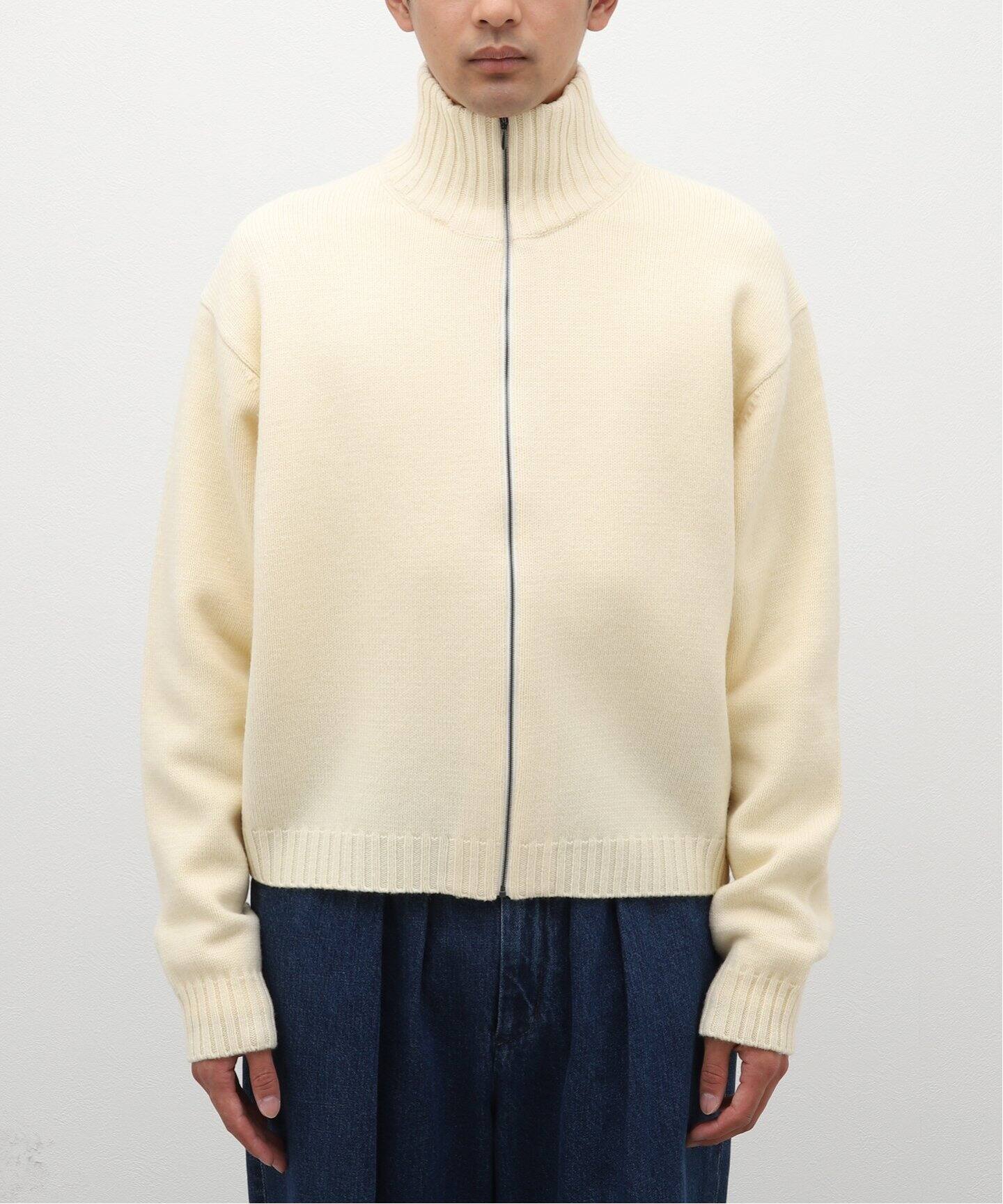 RE-PURPOSE / リパーパス】ZIP cardigan（ニット／セーター）｜L 