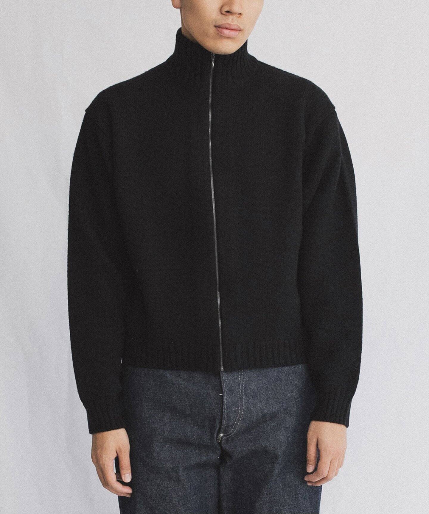 RE-PURPOSE / リパーパス】ZIP cardigan（ニット／セーター）｜L 