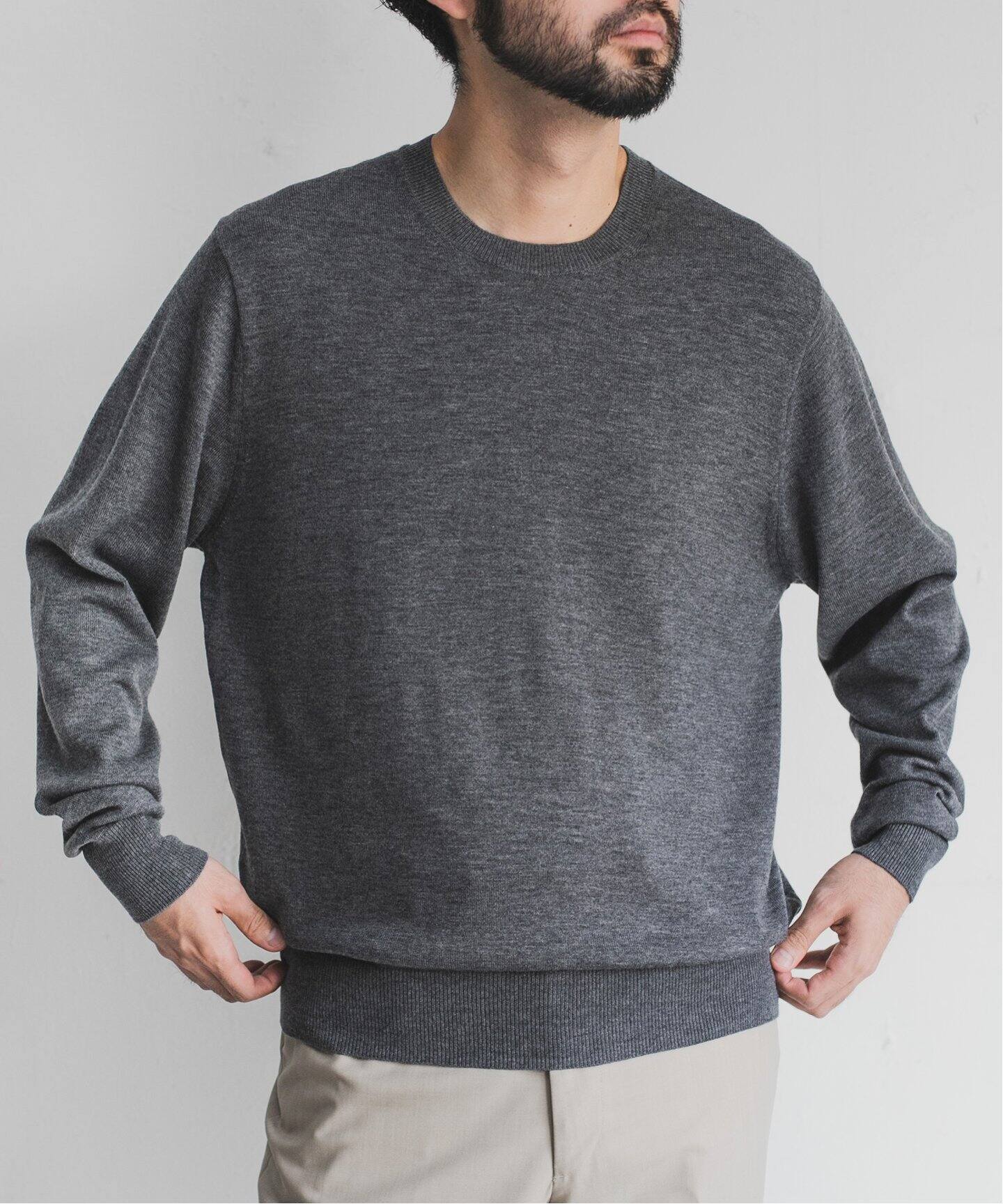 LE / エルイー】ミドル ゲージ ニット（ニット／セーター）｜L 