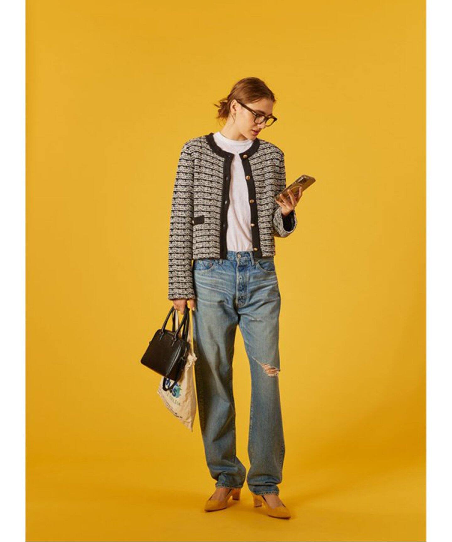 Shinzone / シンゾーン】TWEED KNIT CD（カーディガン）｜BOICE FROM 