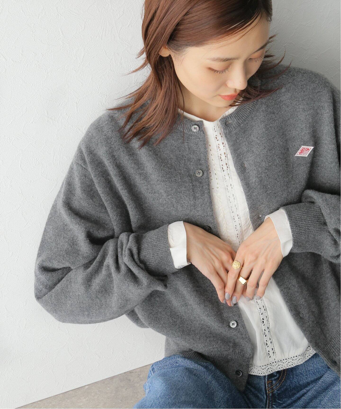 DANTON / ダントン】CREW NECK CARDIGAN（カーディガン）｜BOICE FROM 