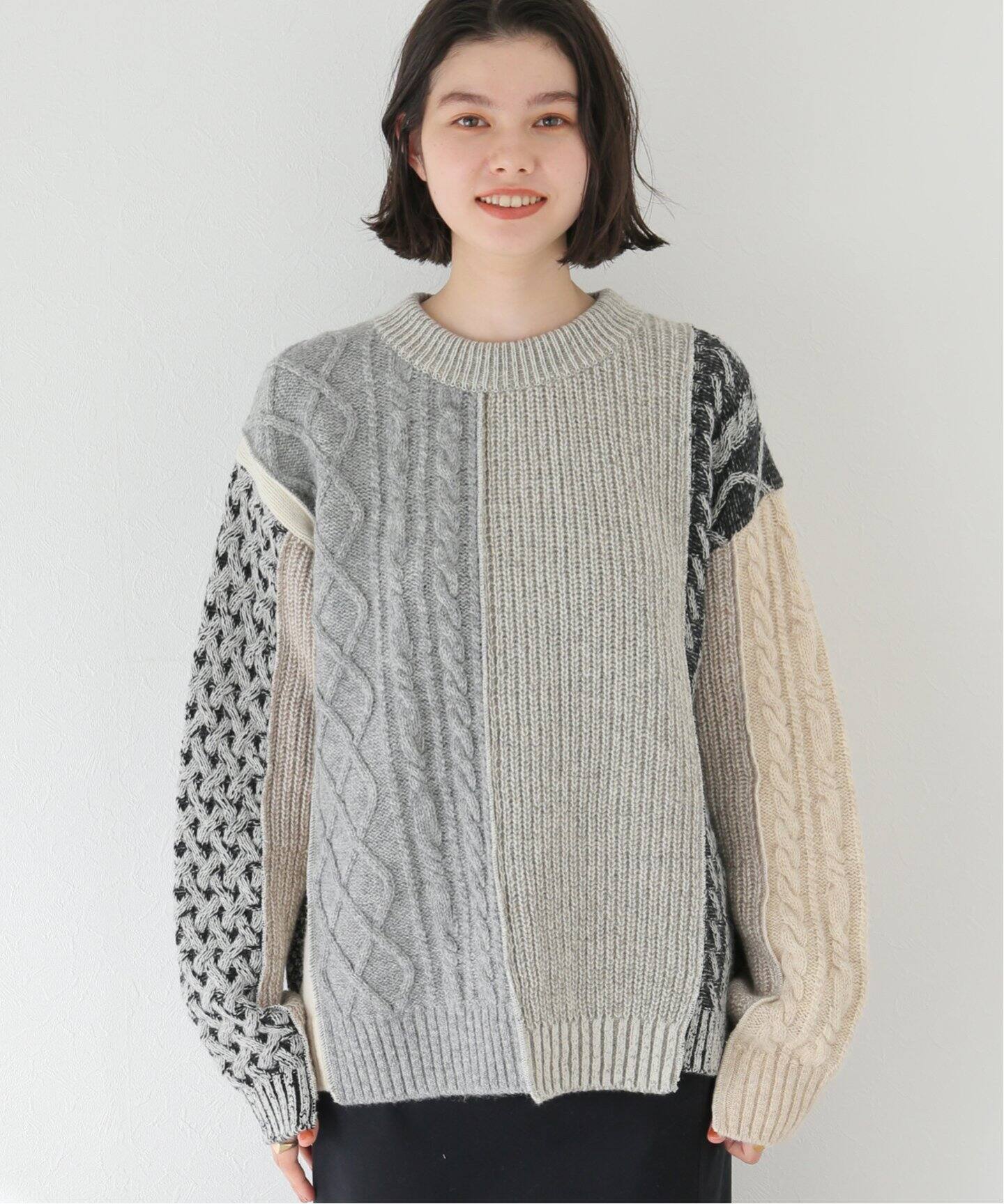 KURO / クロ】REMAKE KNIT SWEATER（ニット／セーター）｜BOICE FROM  