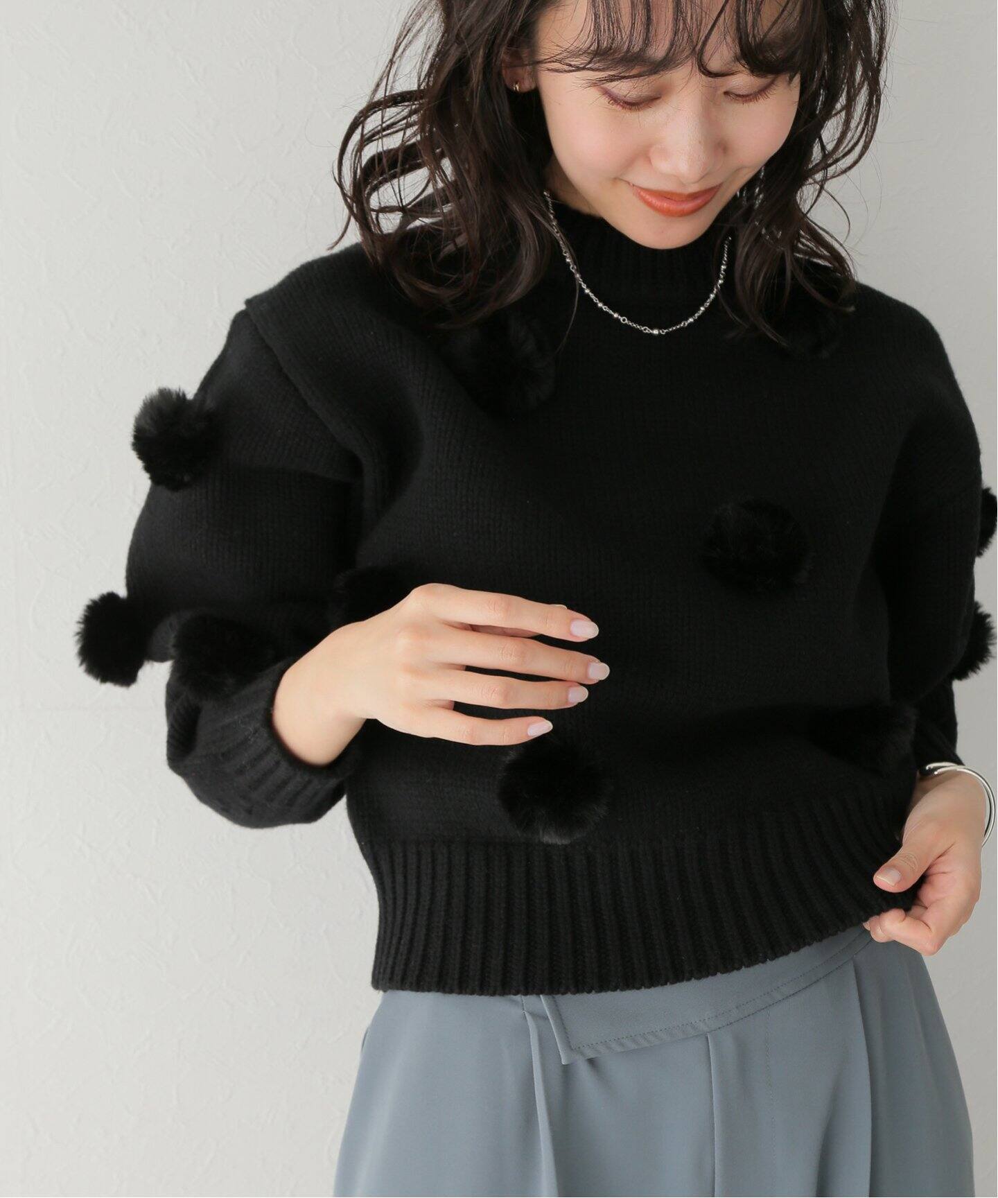 CLANE / クラネ】FOR DOT KNIT TOPS（ニット／セーター）｜BOICE FROM  