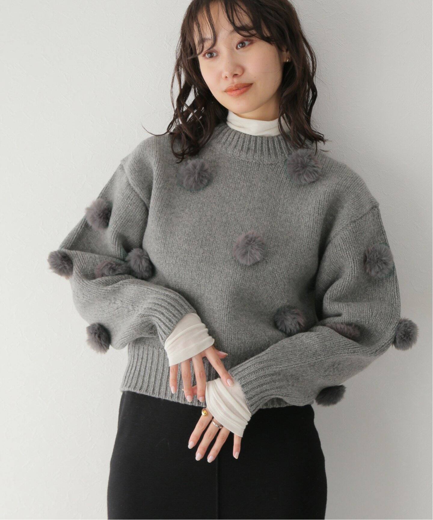 CLANE / クラネ】FOR DOT KNIT TOPS（ニット／セーター）｜BOICE FROM  
