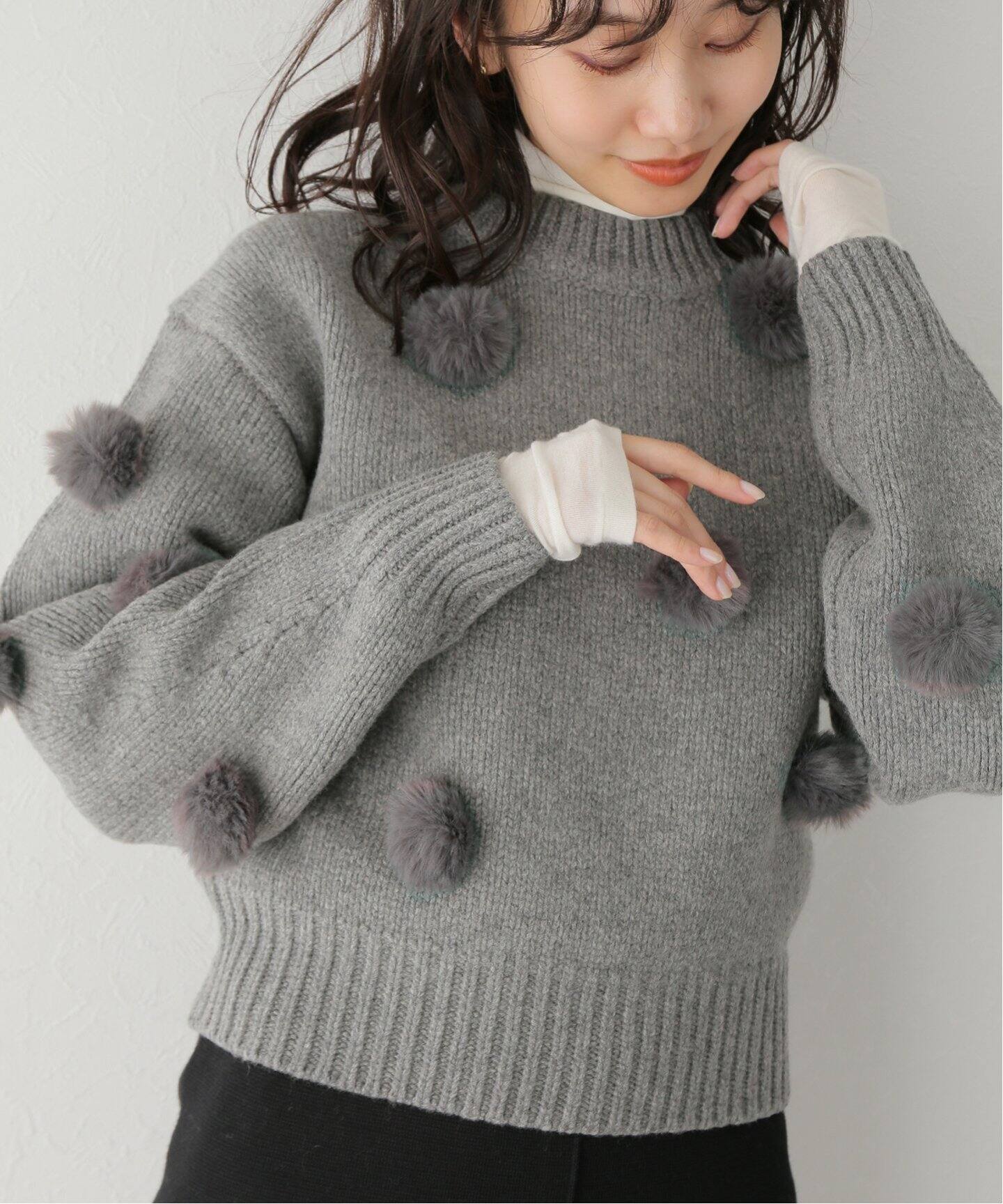 CLANE / クラネ】FOR DOT KNIT TOPS（ニット／セーター）｜BOICE FROM 