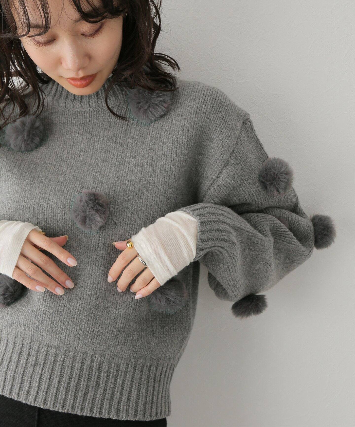 CLANE / クラネ】FOR DOT KNIT TOPS（ニット／セーター）｜BOICE FROM  
