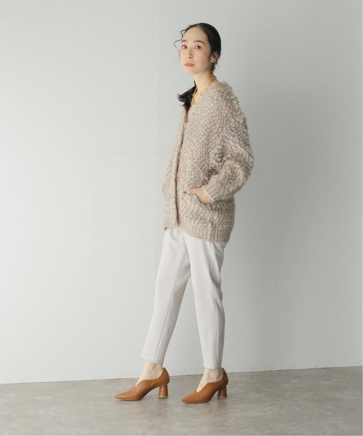 CLANE / クラネ】MIX LOOP MOHAIR KNIT CARDIGAN（カーディガン 
