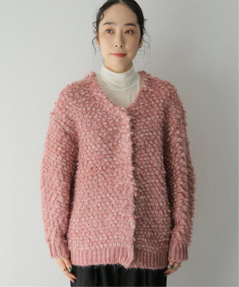 CLANE / クラネ】MIX LOOP MOHAIR KNIT CARDIGAN（カーディガン 